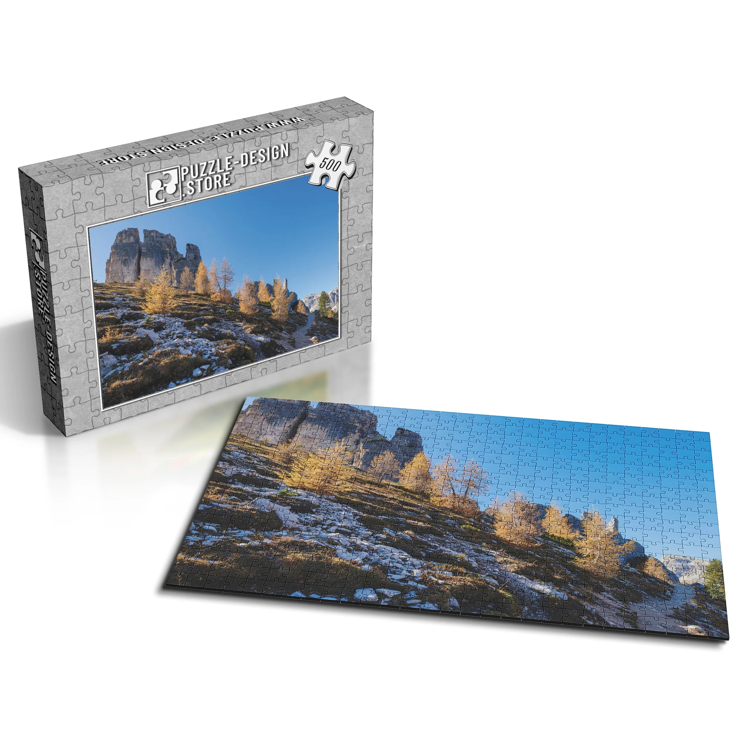 sentier de montagne d'automne