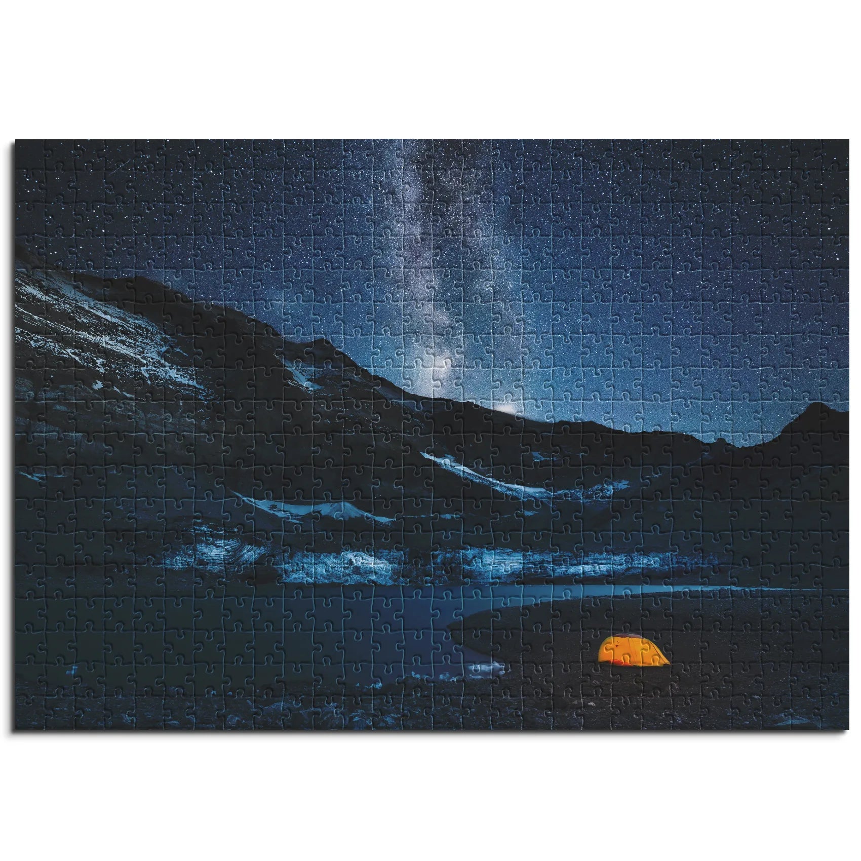 La Voie lactée au-dessus des glaciers