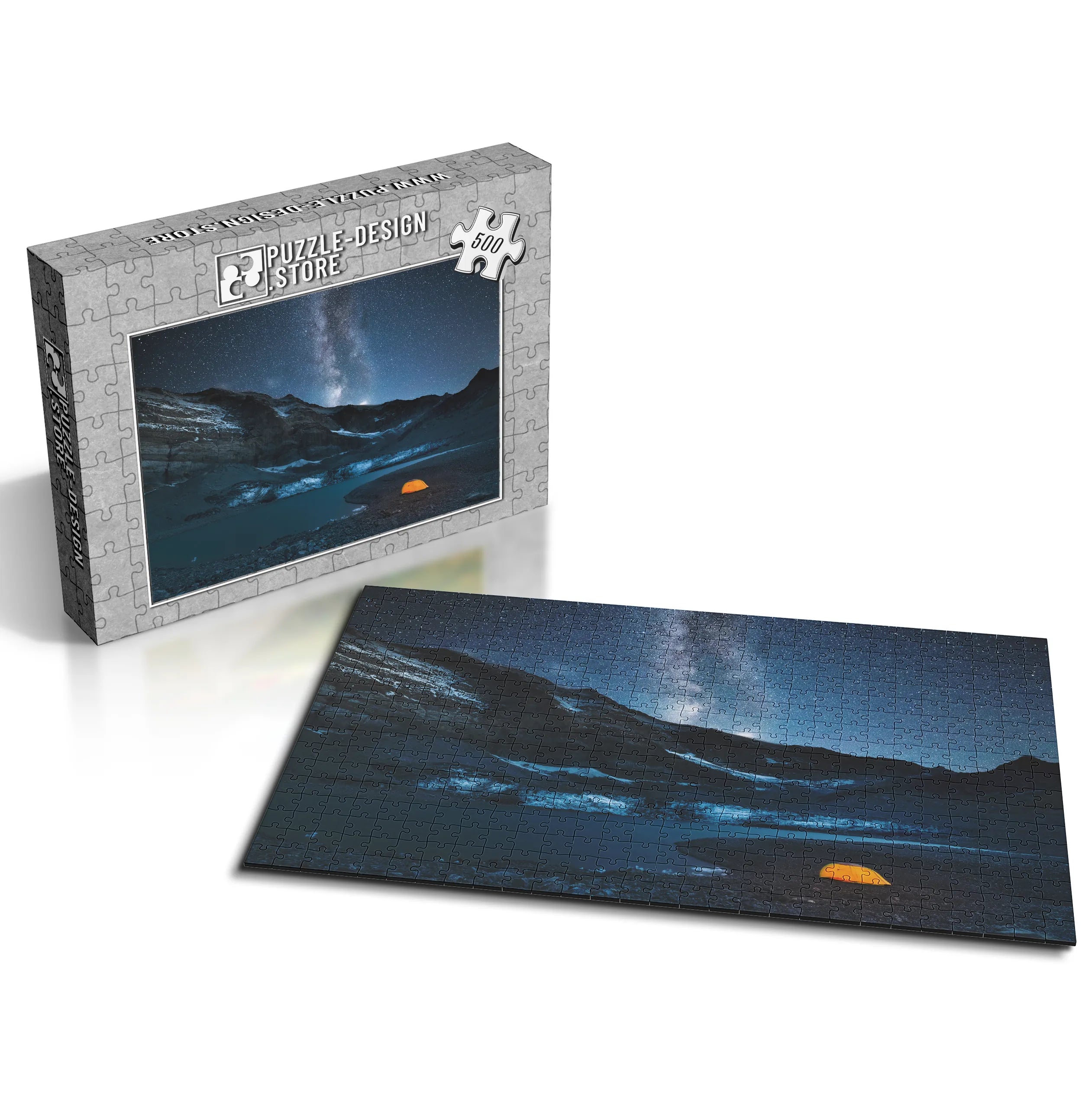 La Voie lactée au-dessus des glaciers