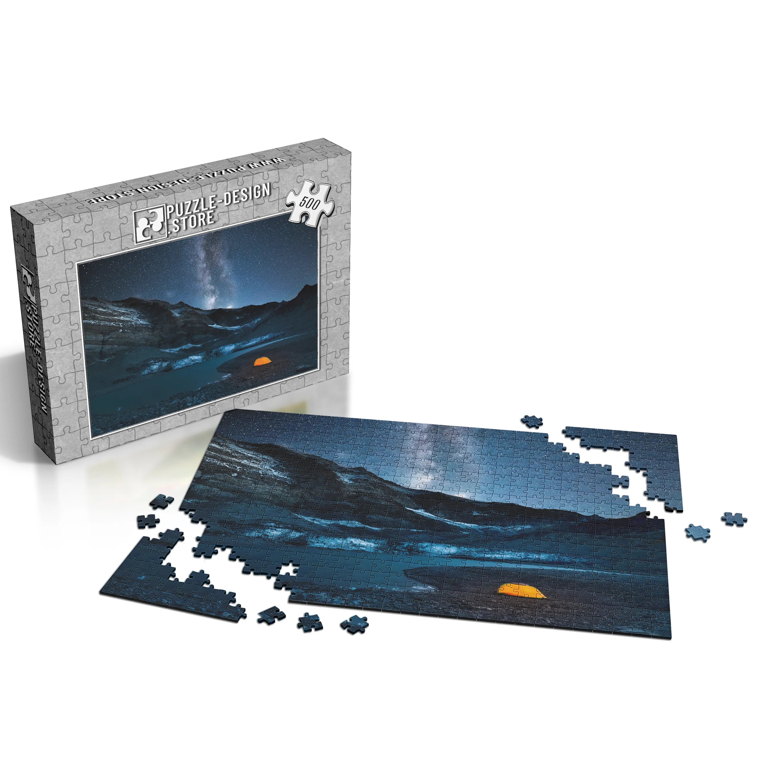 La Voie lactée au-dessus des glaciers