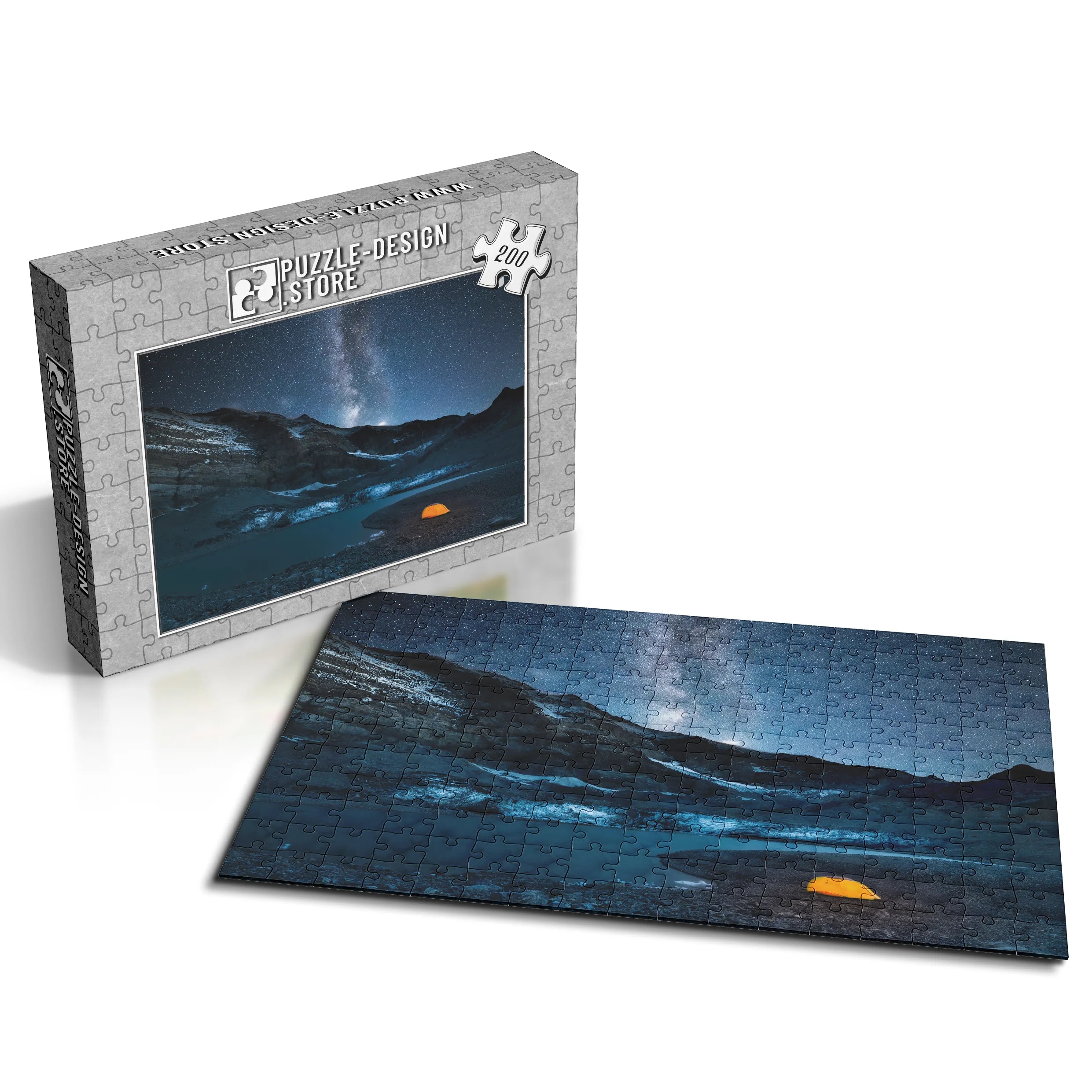 La Voie lactée au-dessus des glaciers