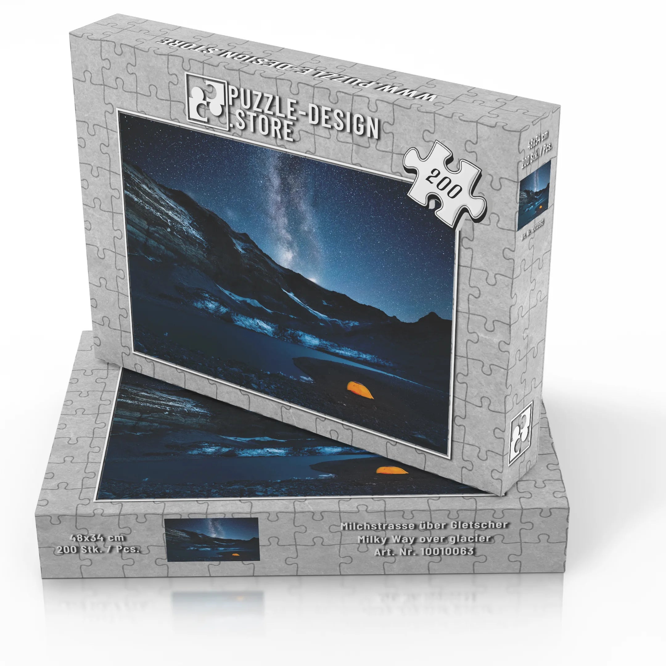 La Voie lactée au-dessus des glaciers