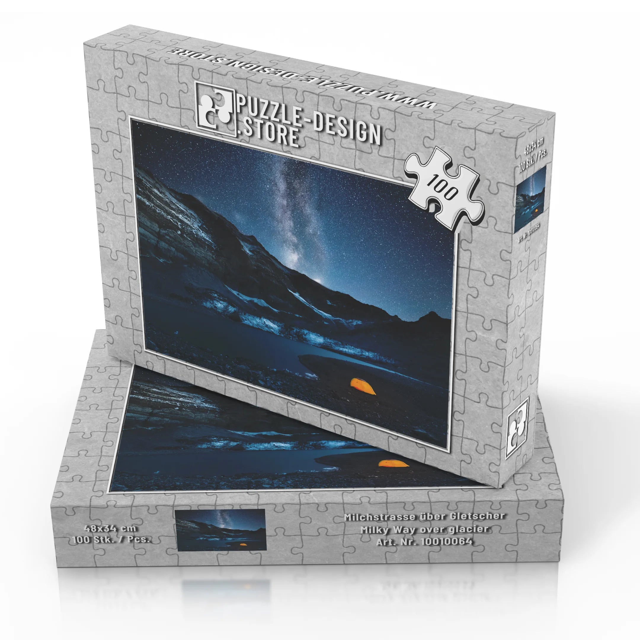 La Voie lactée au-dessus des glaciers