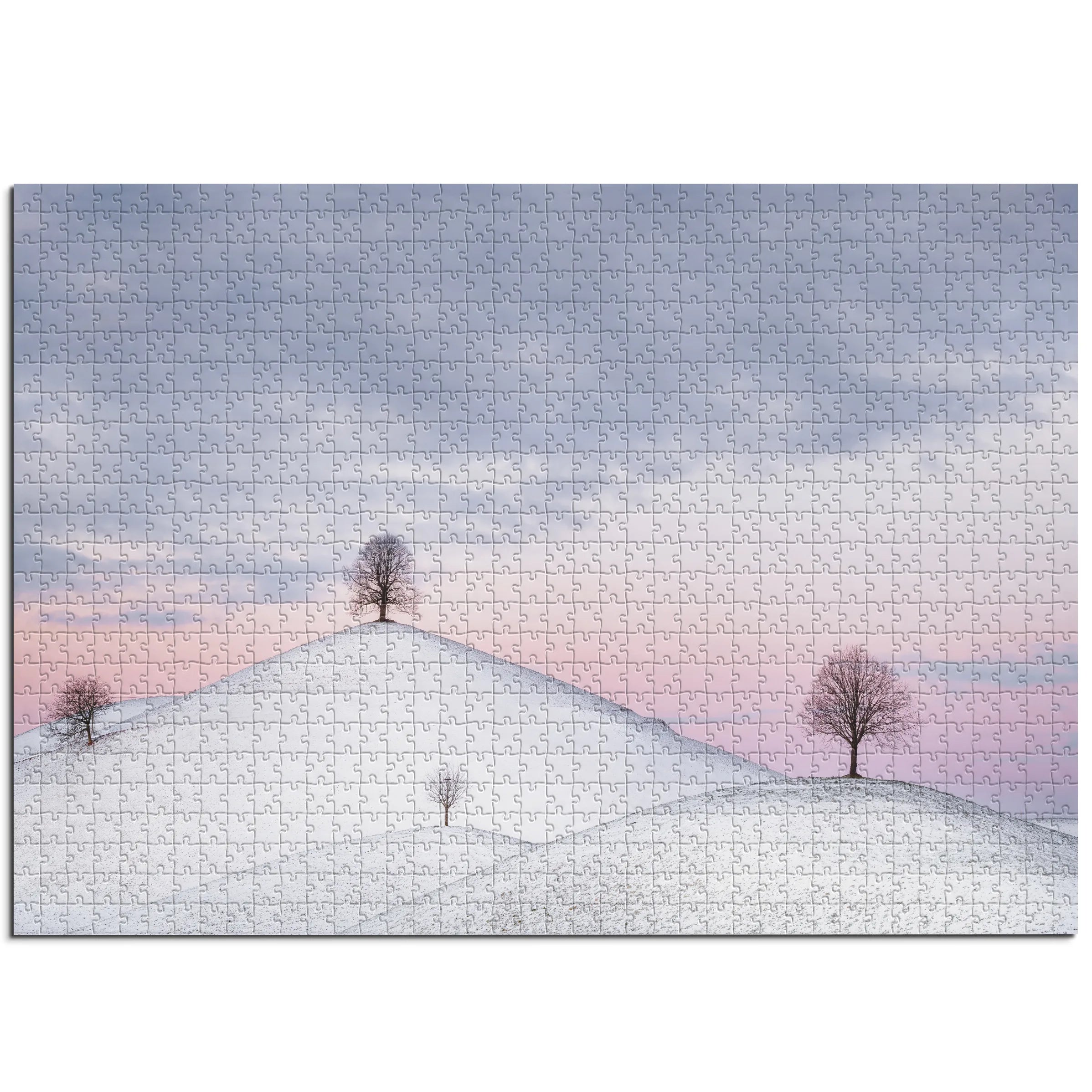 Winterliche Baumhügel