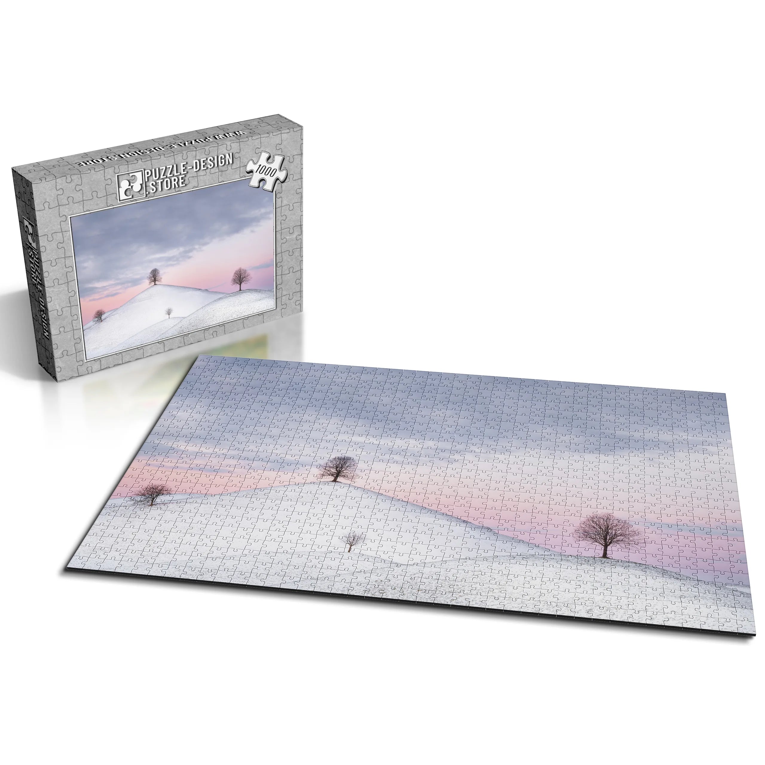 Winterliche Baumhügel