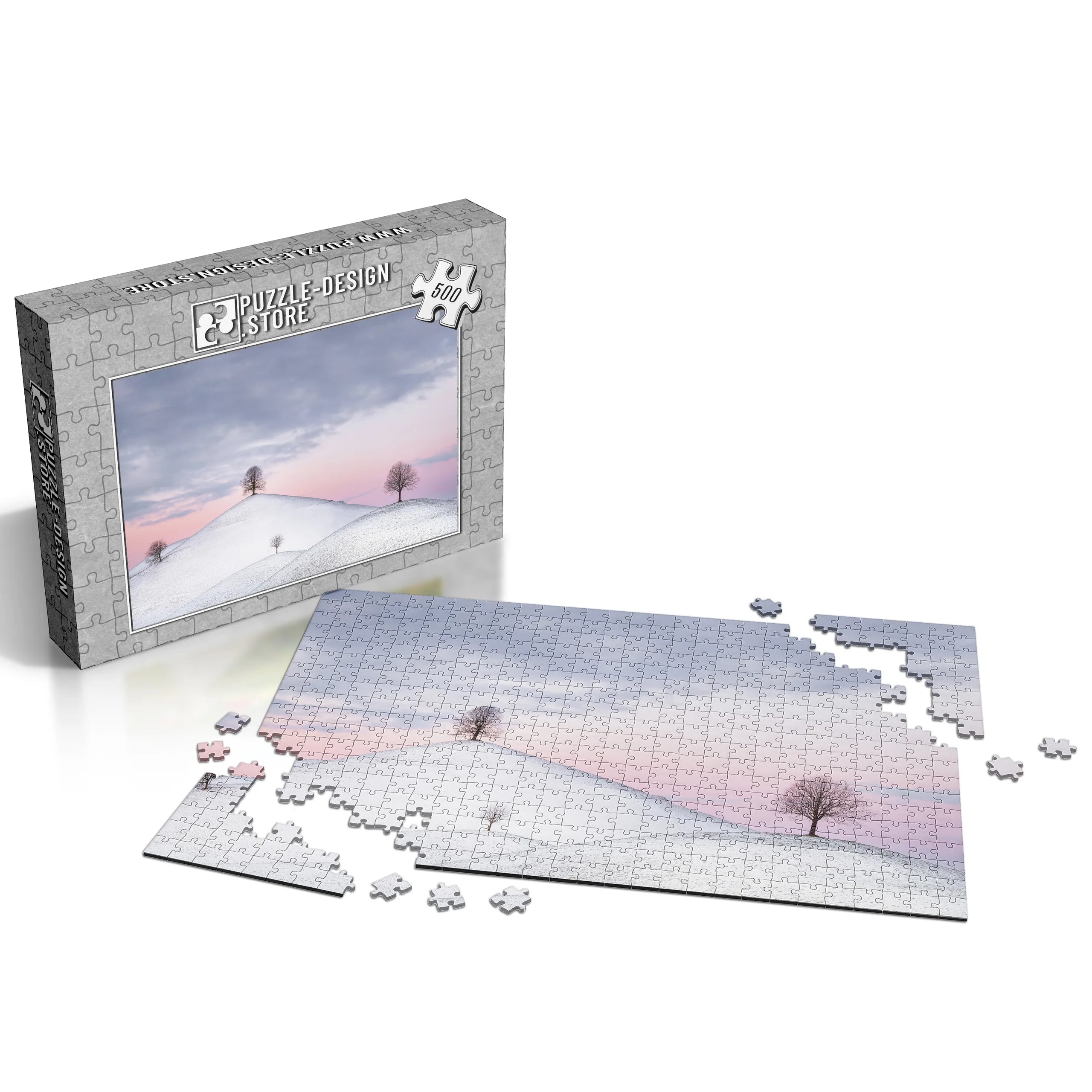 Winterliche Baumhügel