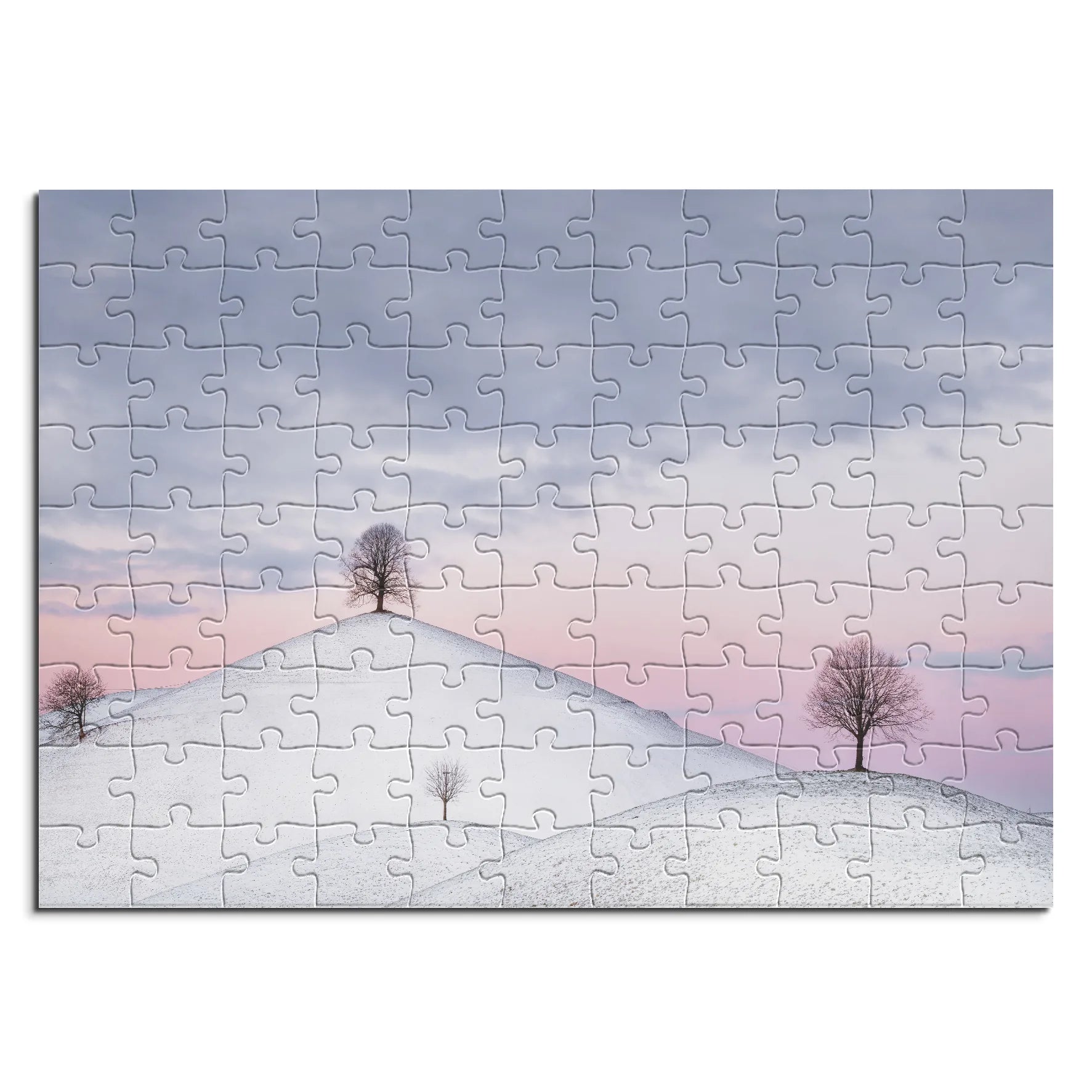 Winterliche Baumhügel