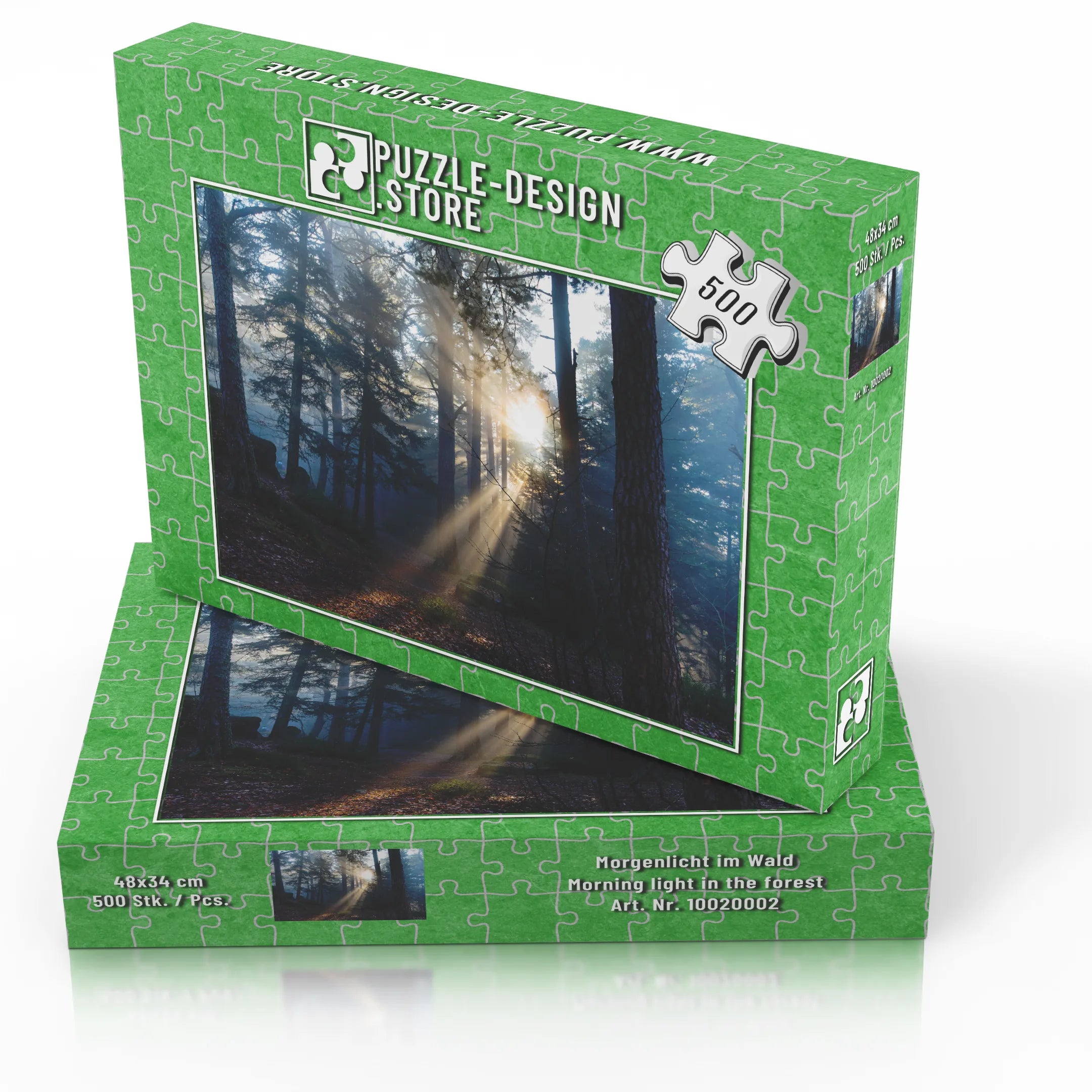 Lumière du matin dans la forêt