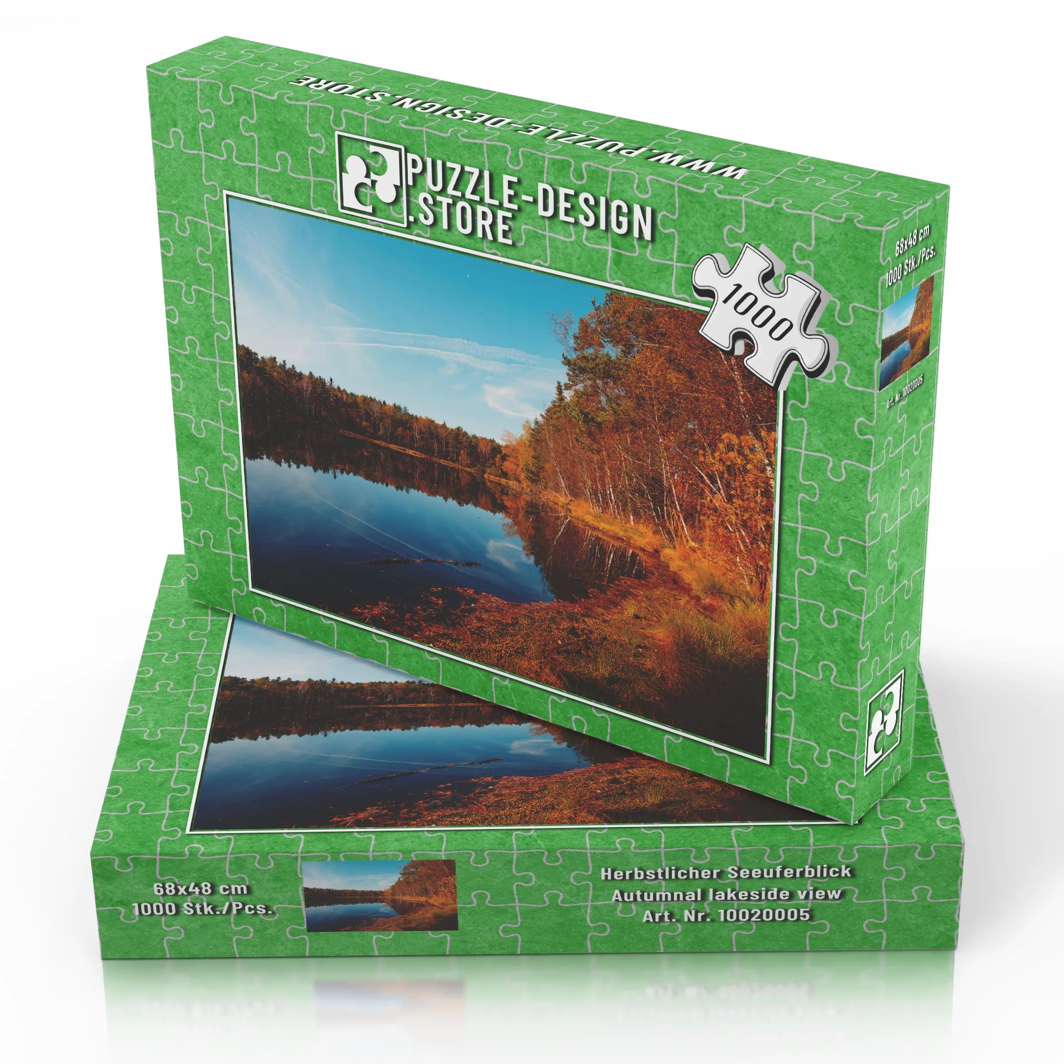 Herbstlicher Seeuferblick