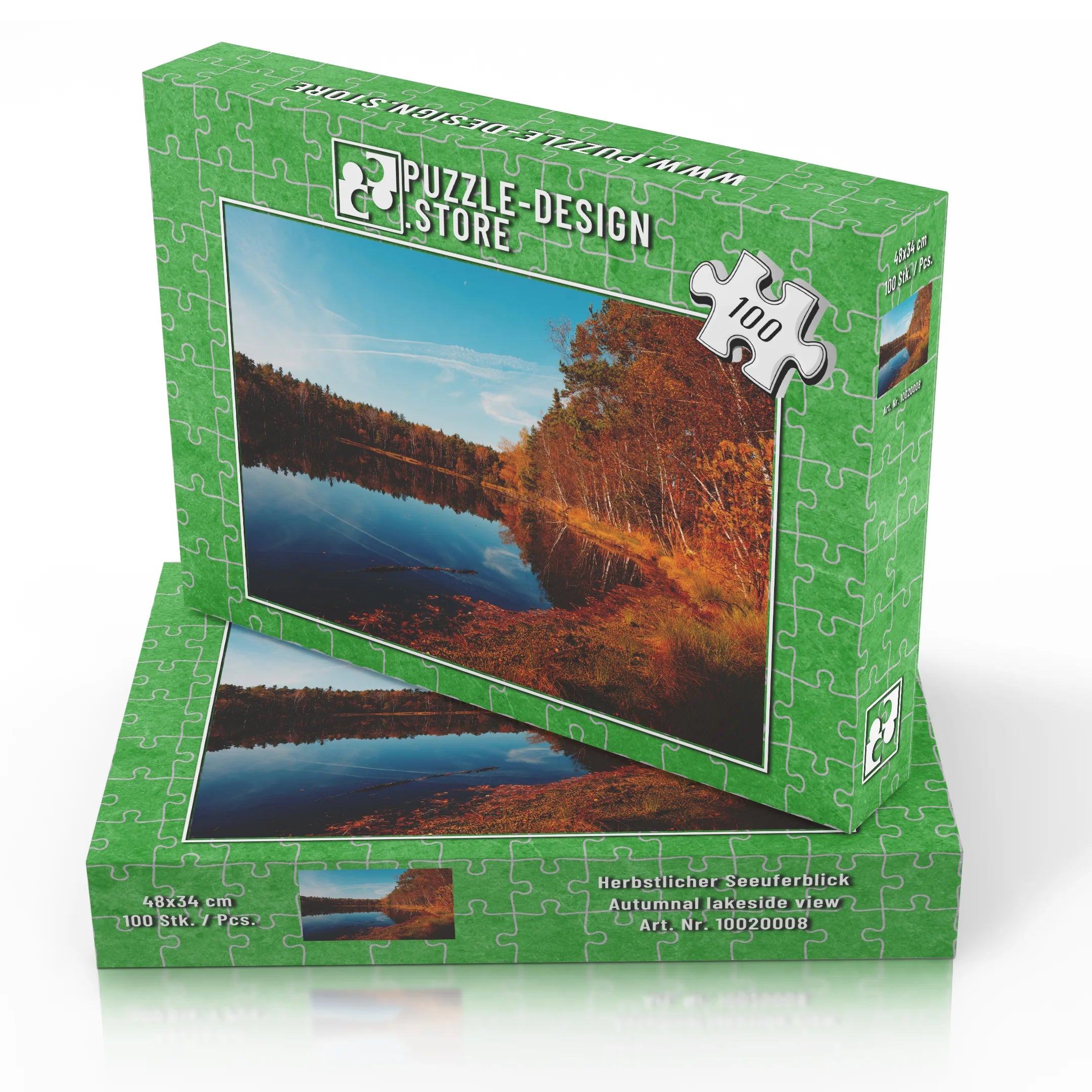 Herbstlicher Seeuferblick