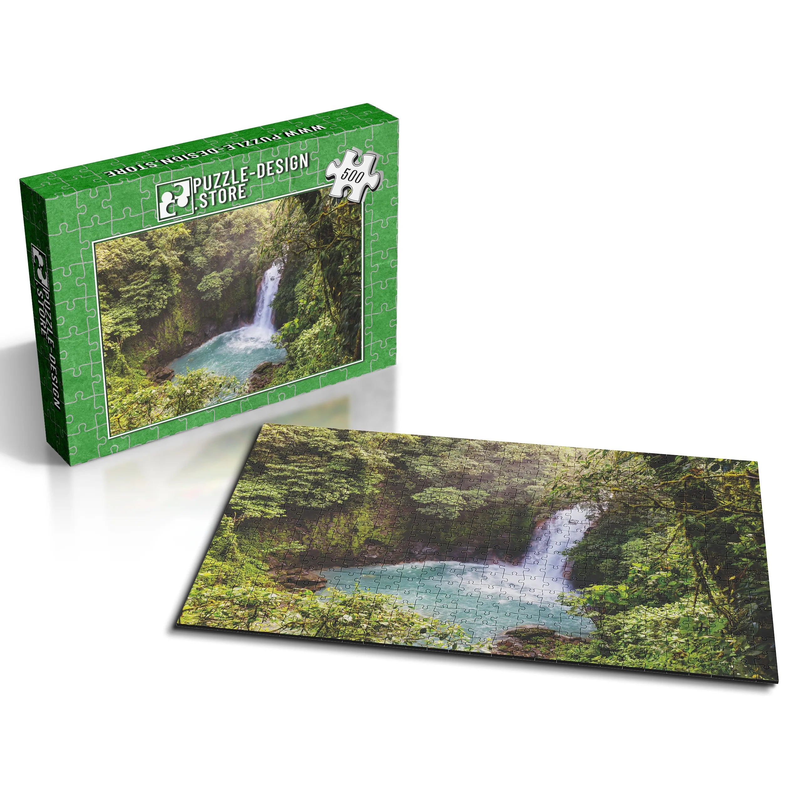 Versteckter Dschungelwasserfall