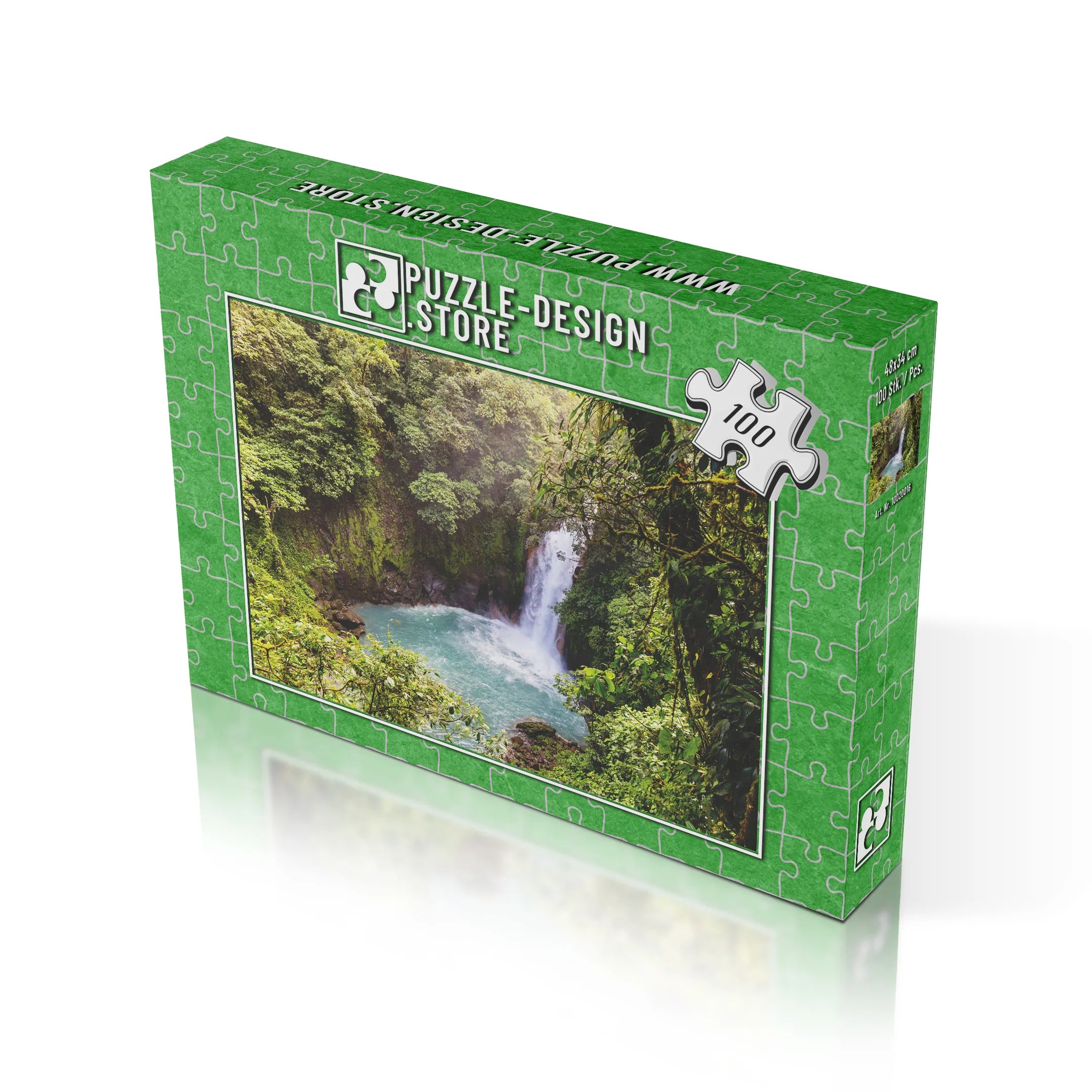 cascade cachée dans la jungle