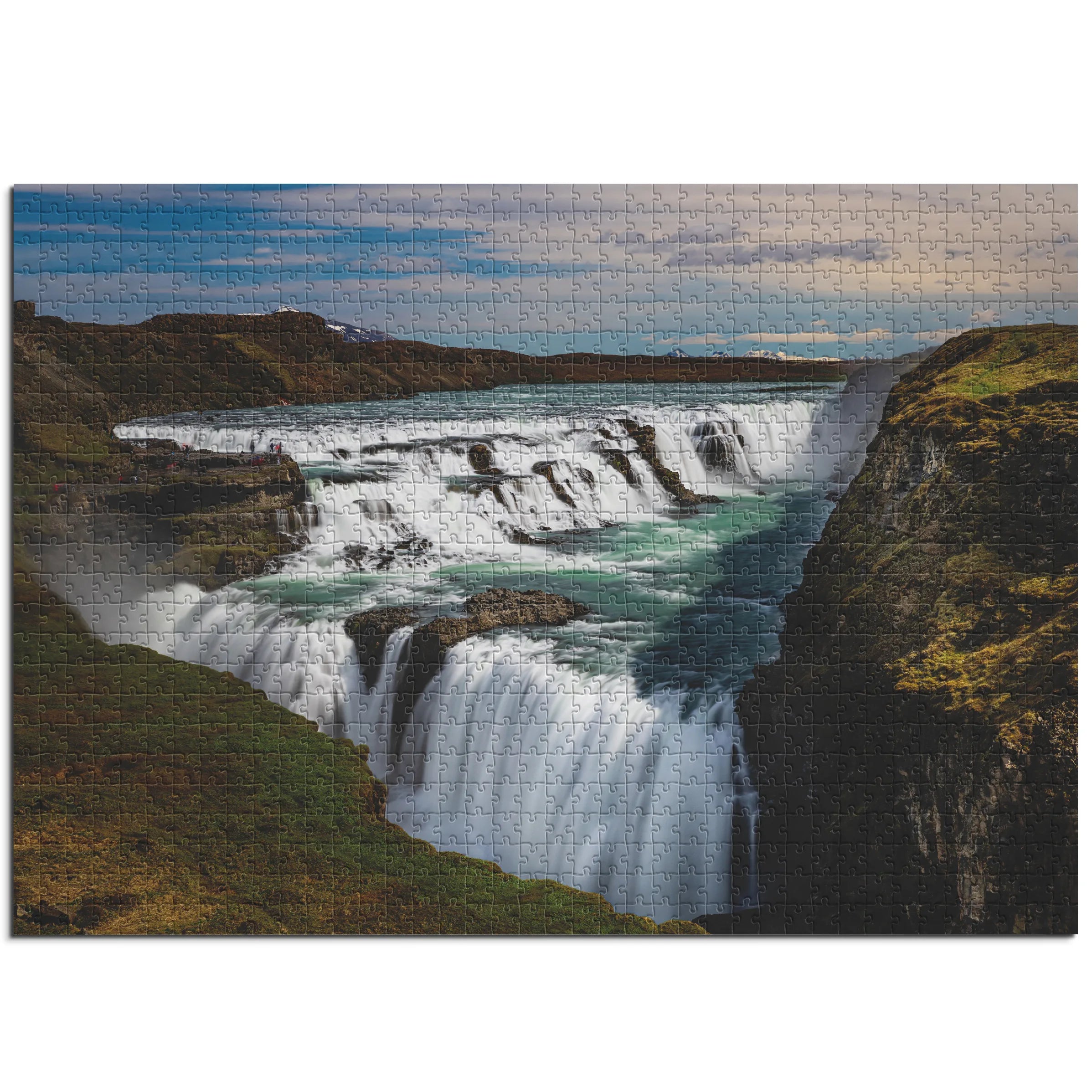 Iceland Wasserfall Gulfoss