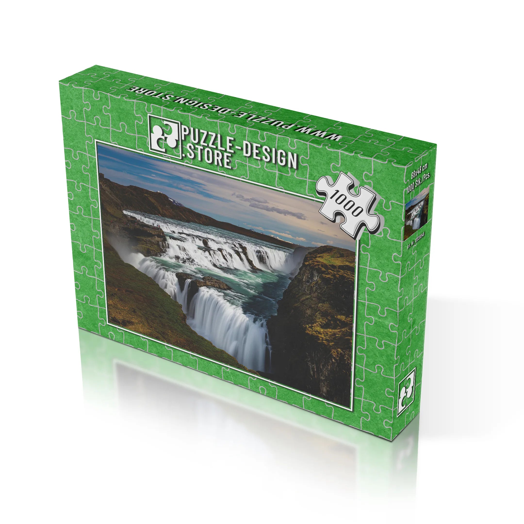 Iceland Wasserfall Gulfoss