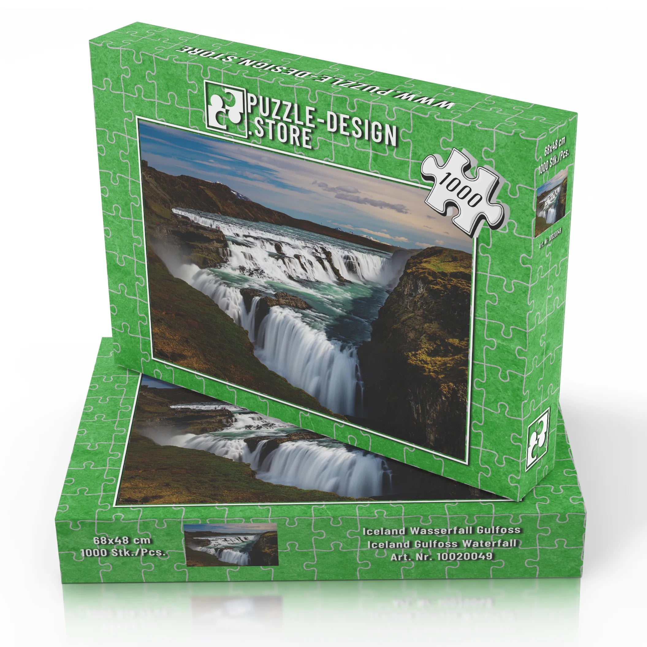 Iceland Wasserfall Gulfoss