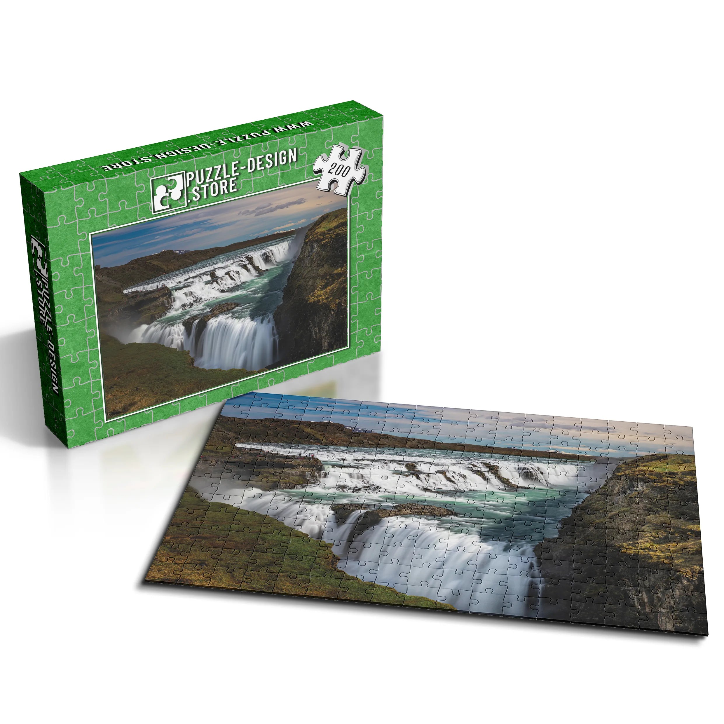 Iceland Wasserfall Gulfoss