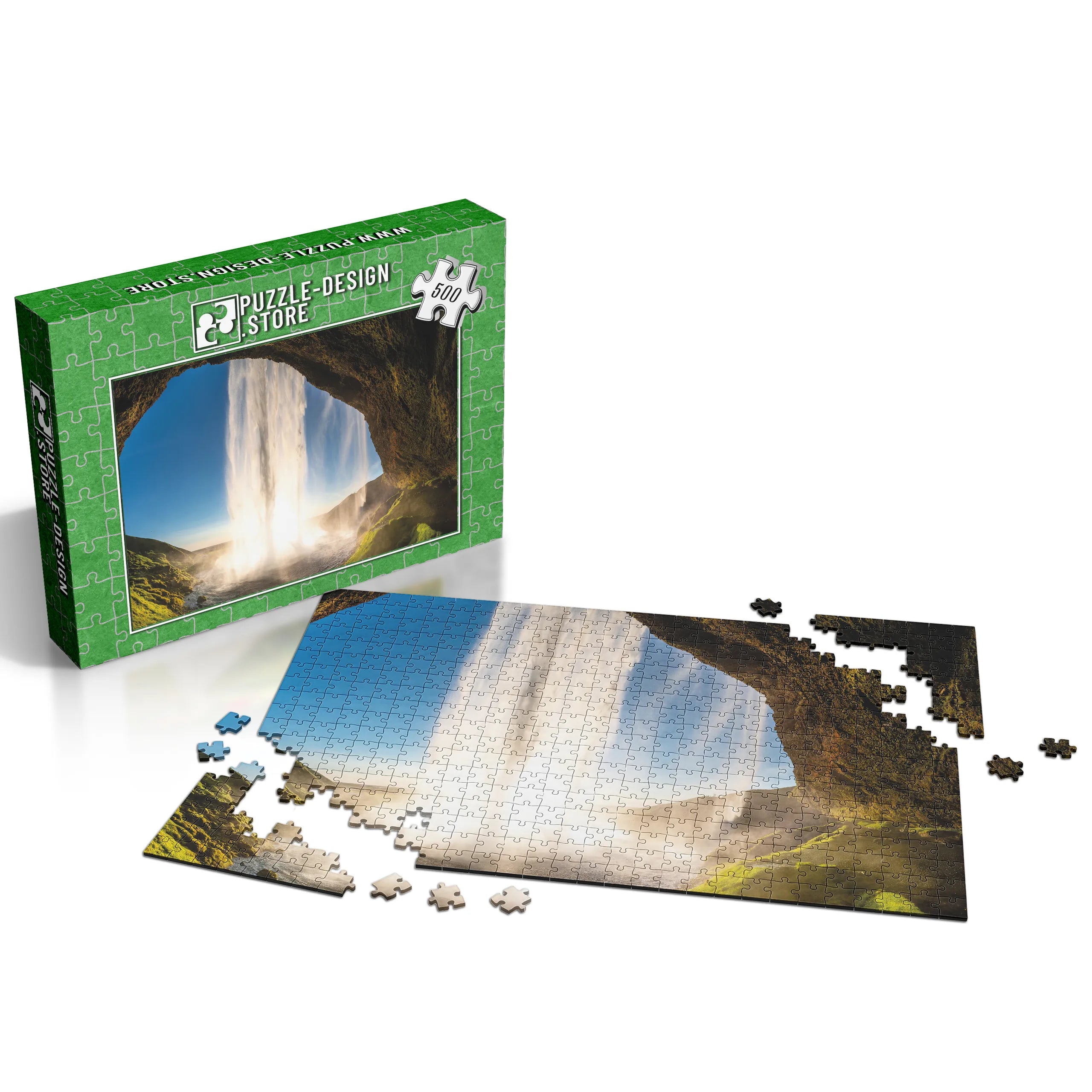 Iceland Wasserfall Seljalandsfoss