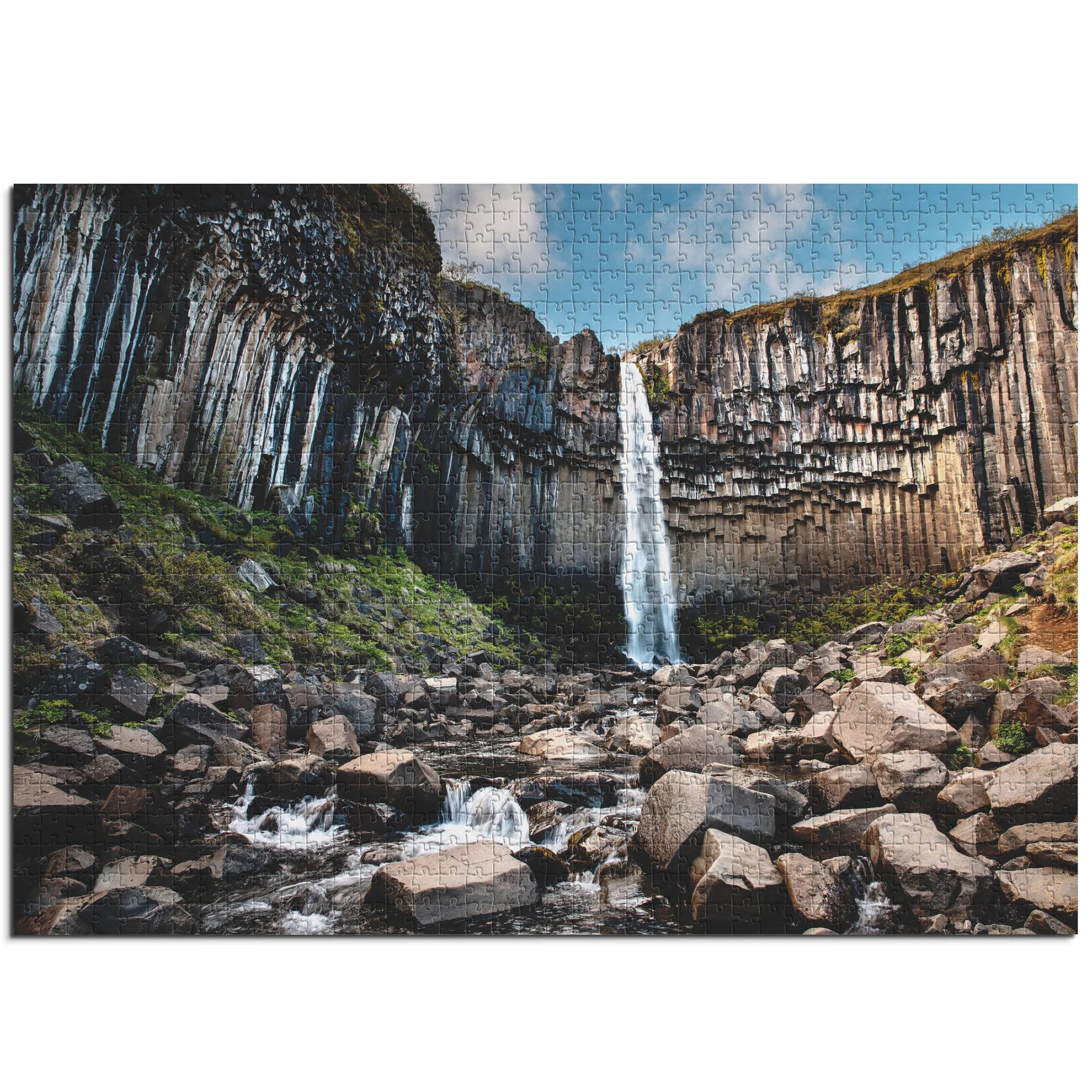 Iceland Wasserfall Svartifoss