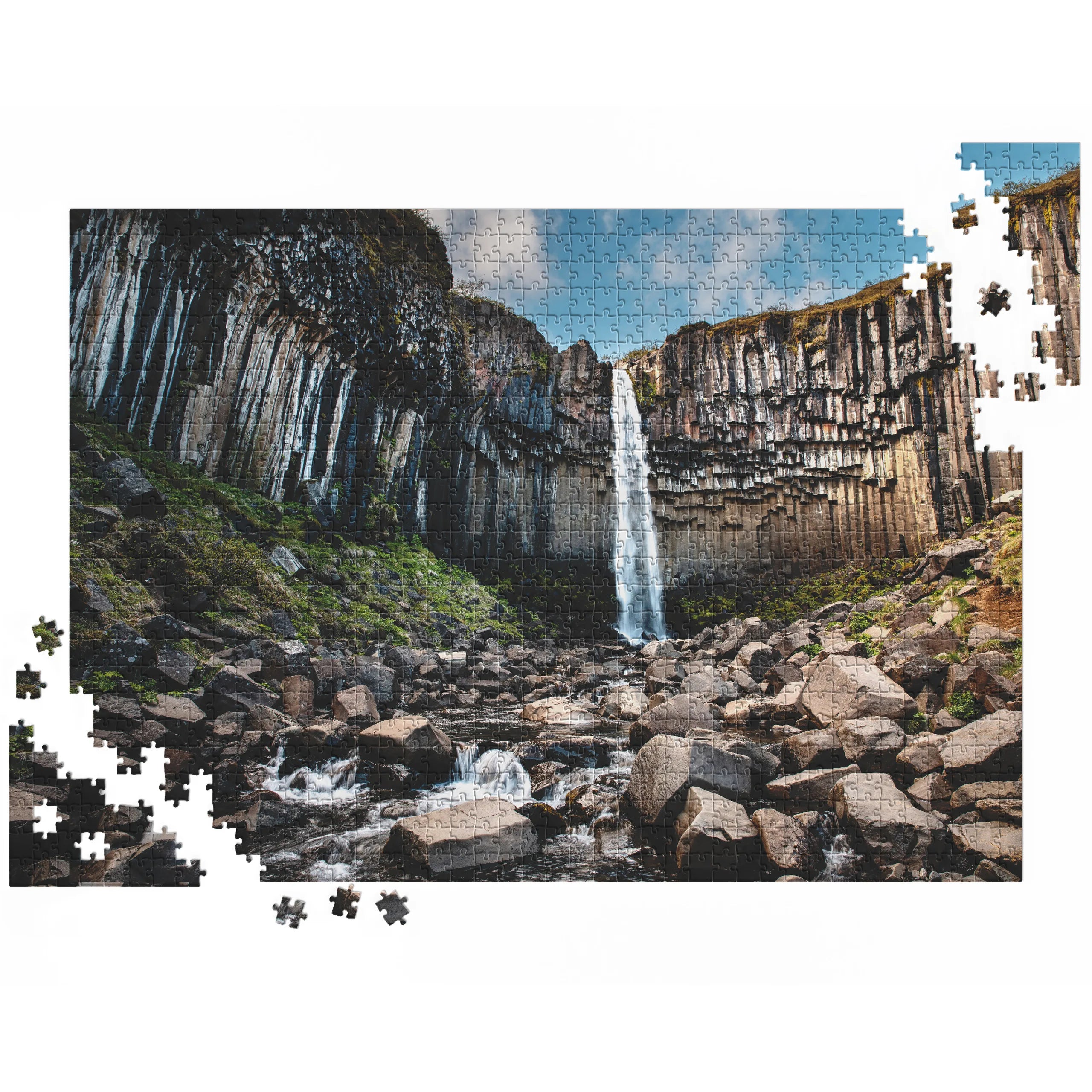 Iceland Wasserfall Svartifoss