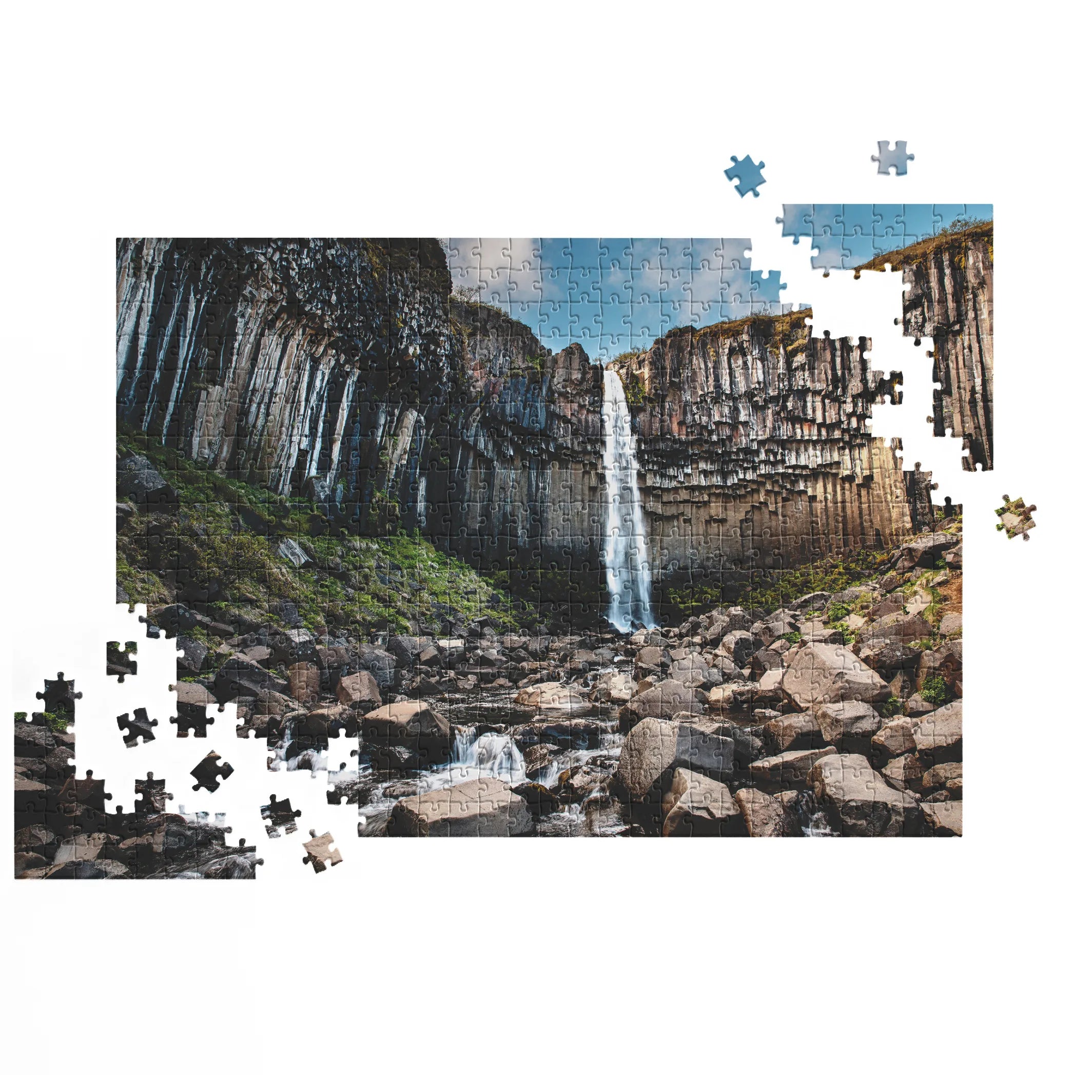 Iceland Wasserfall Svartifoss