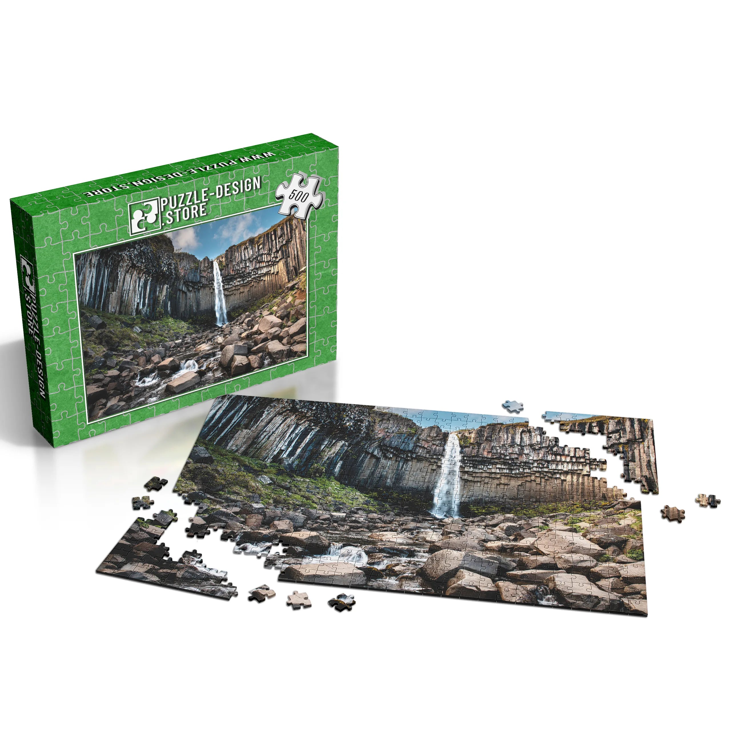 Iceland Wasserfall Svartifoss