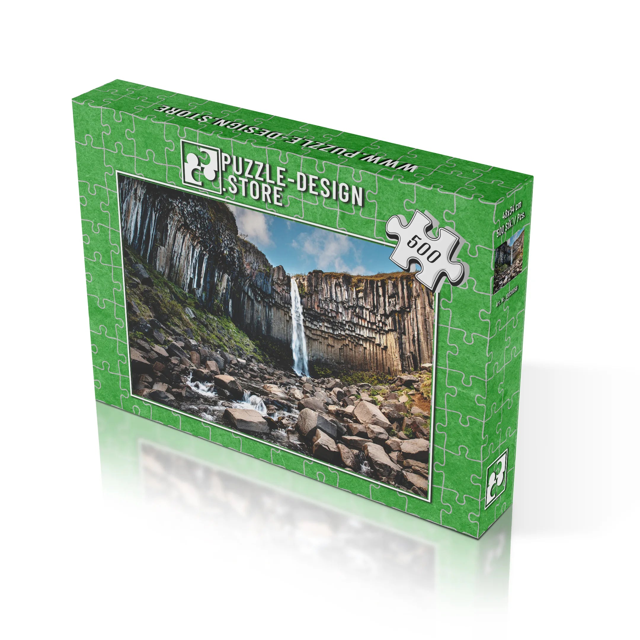 Iceland Wasserfall Svartifoss