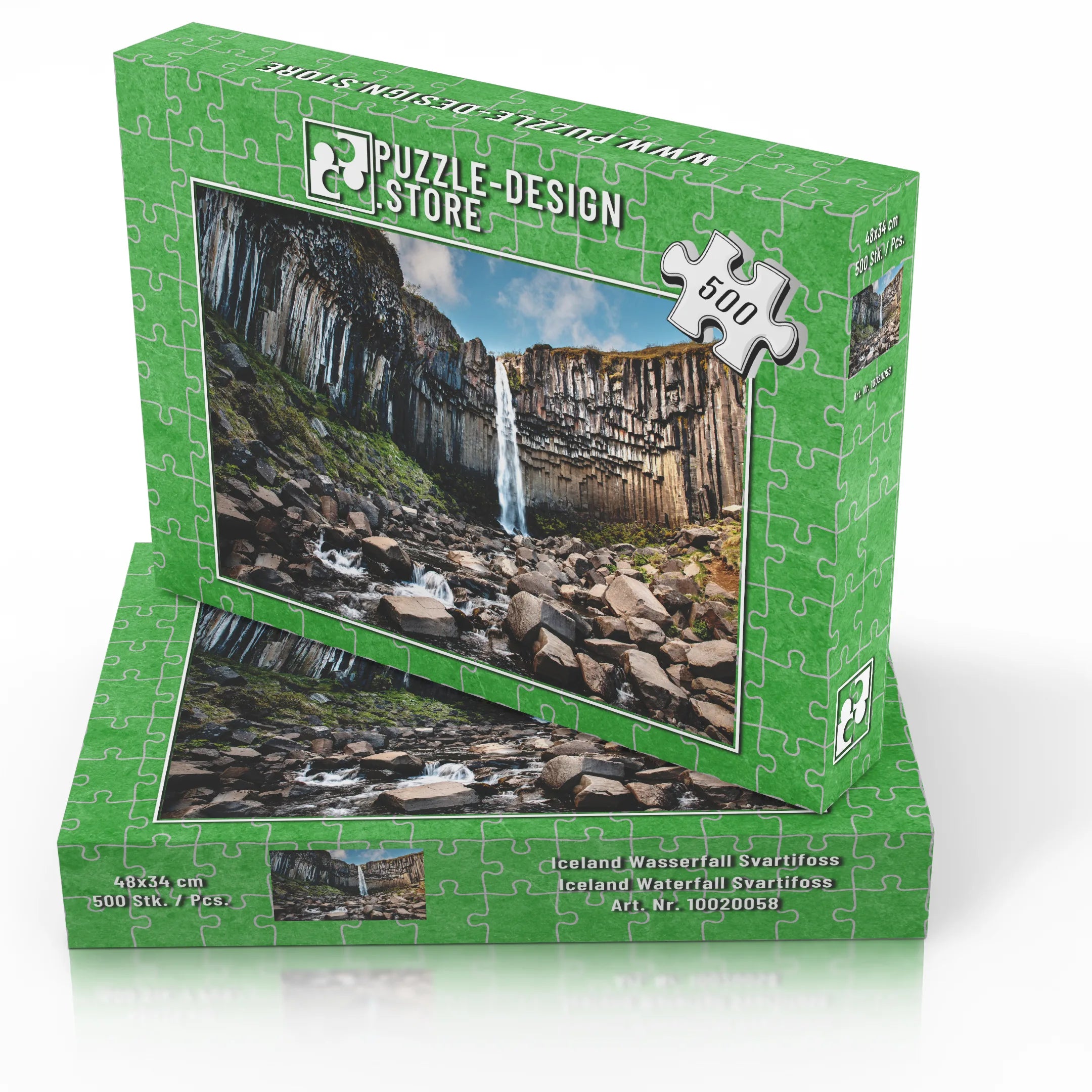 Iceland Wasserfall Svartifoss