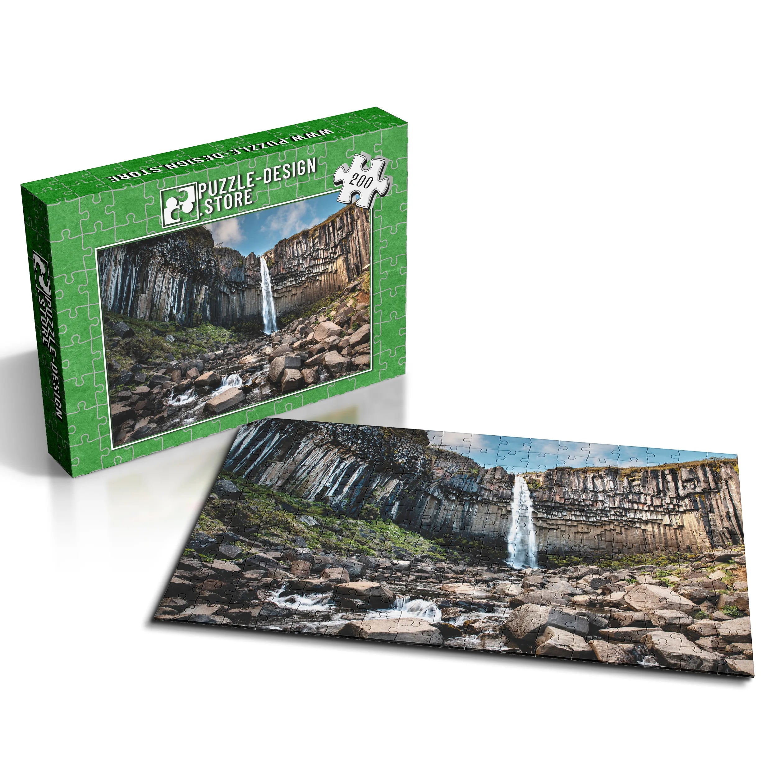 Iceland Wasserfall Svartifoss