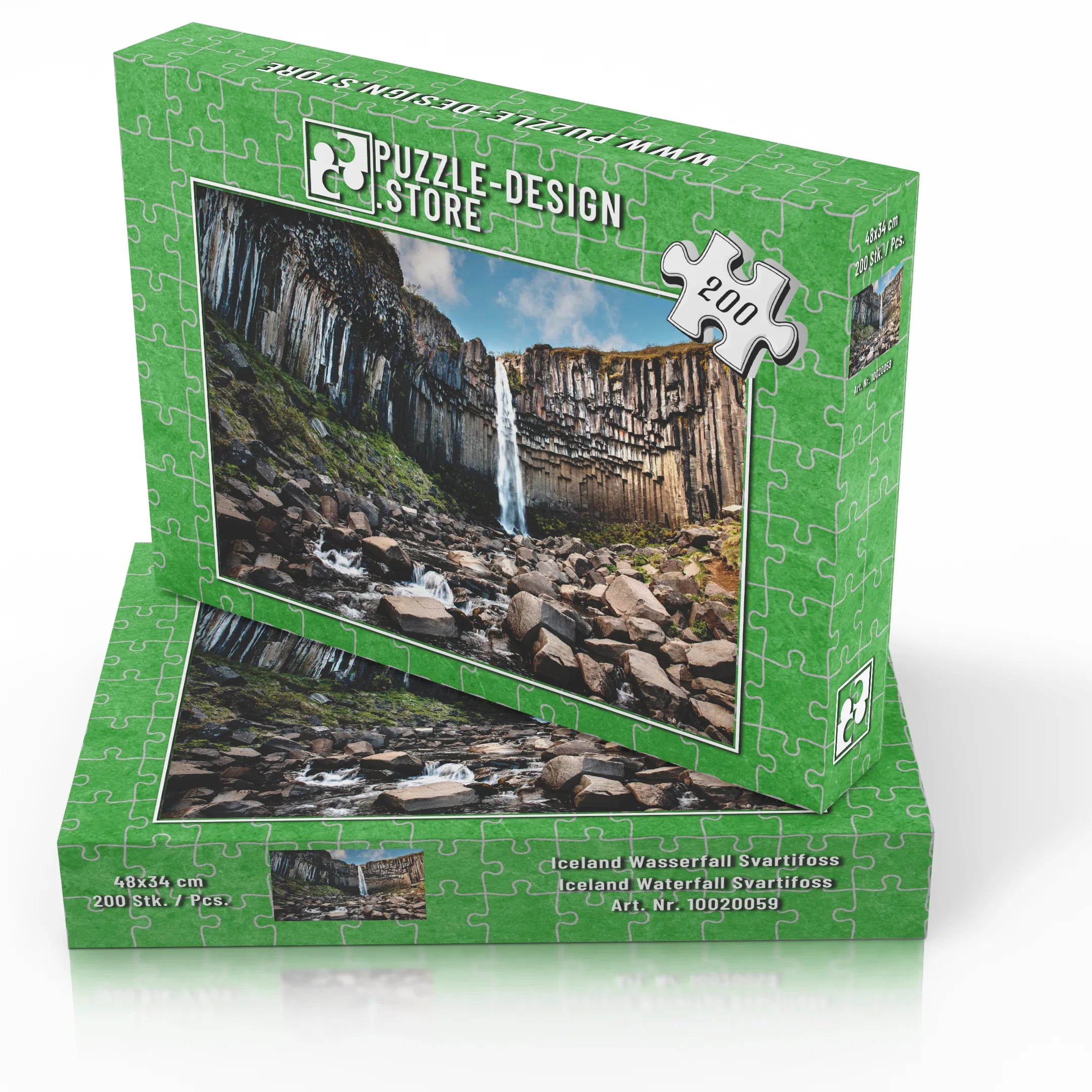 Iceland Wasserfall Svartifoss