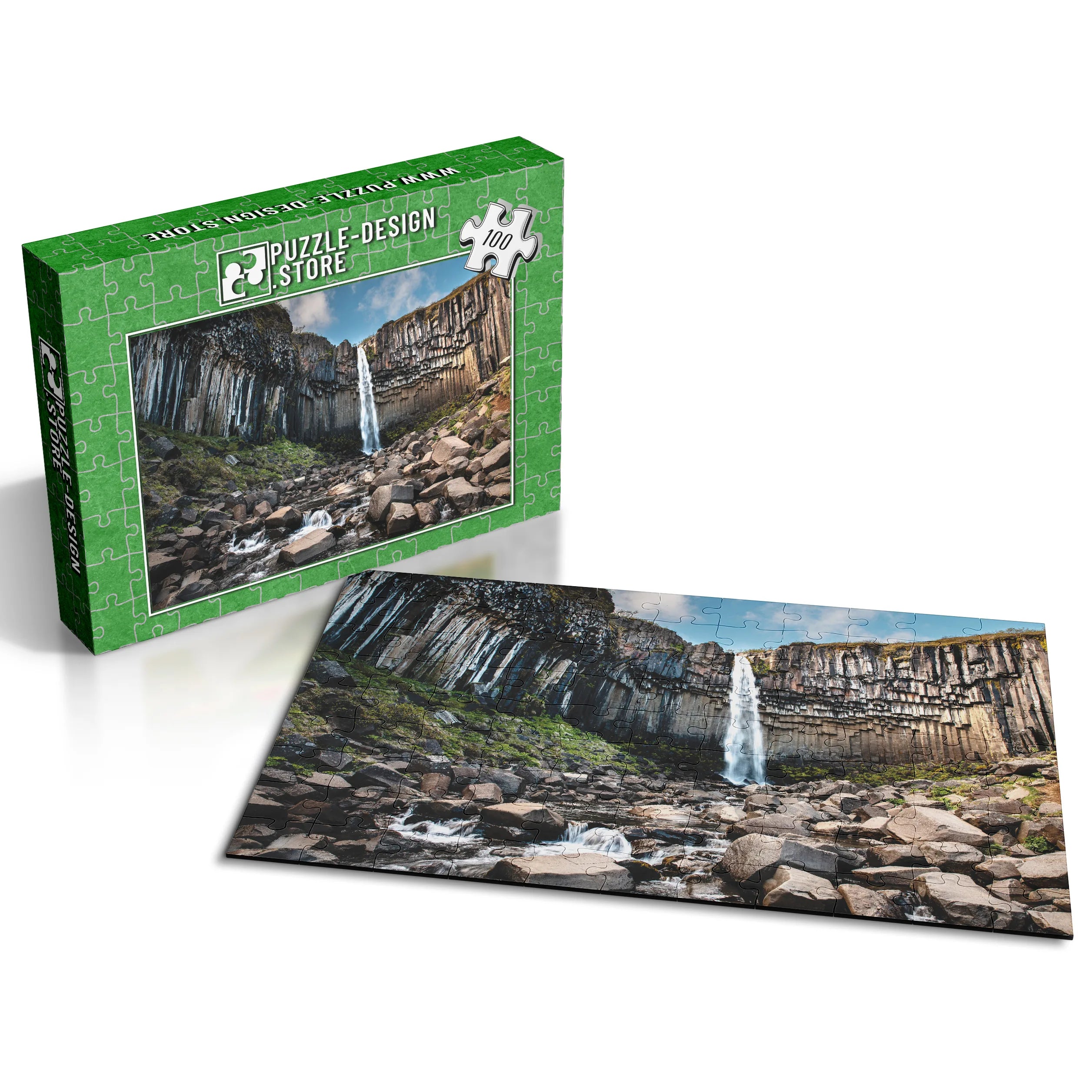 Iceland Wasserfall Svartifoss