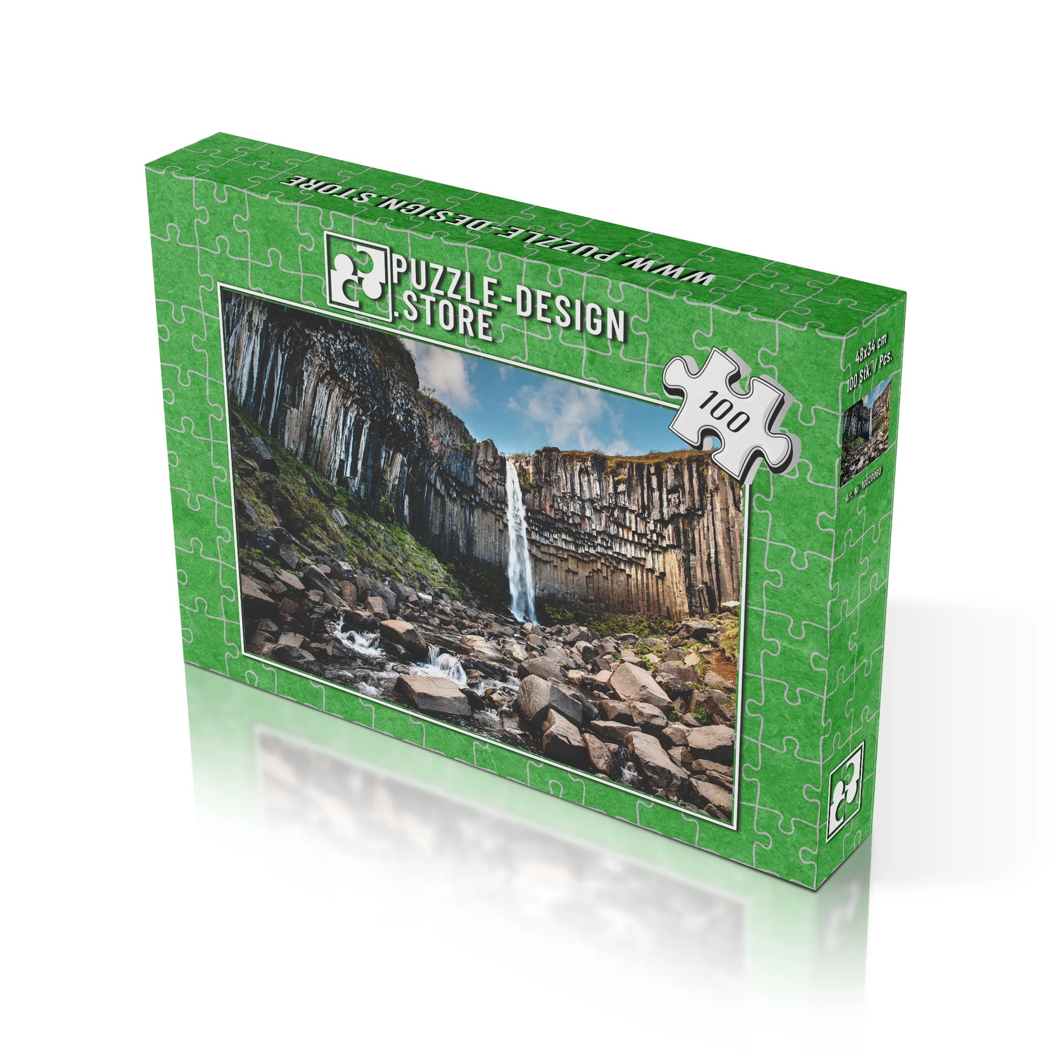 Iceland Wasserfall Svartifoss