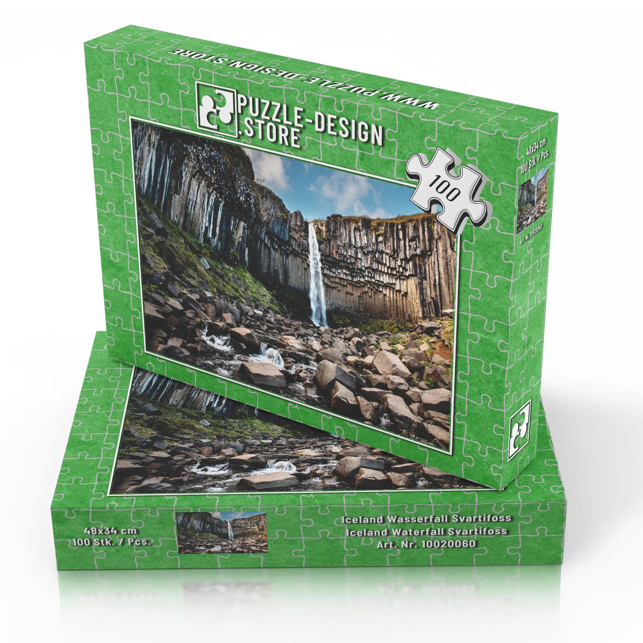 Iceland Wasserfall Svartifoss