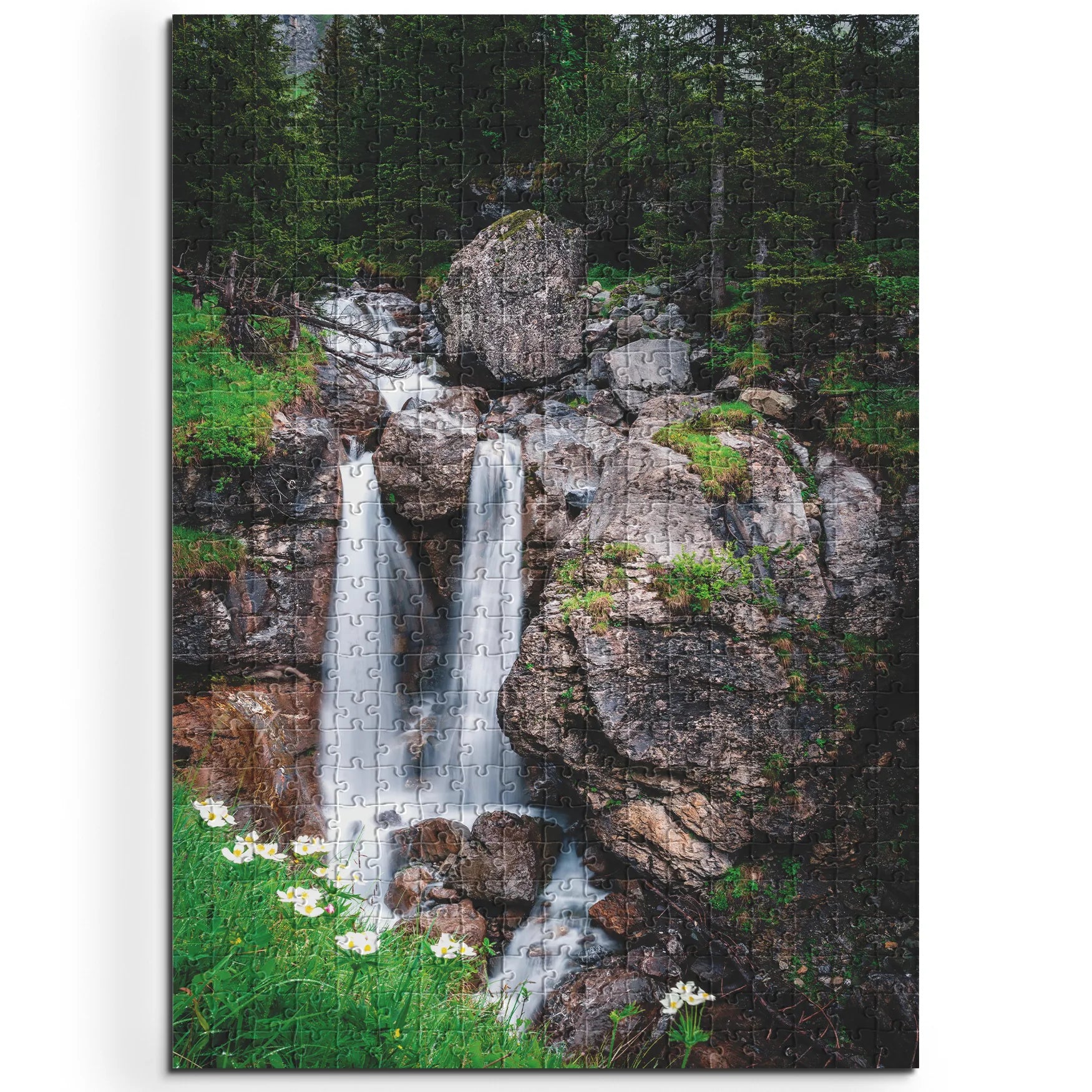 Zwillingswasserfall Alpen