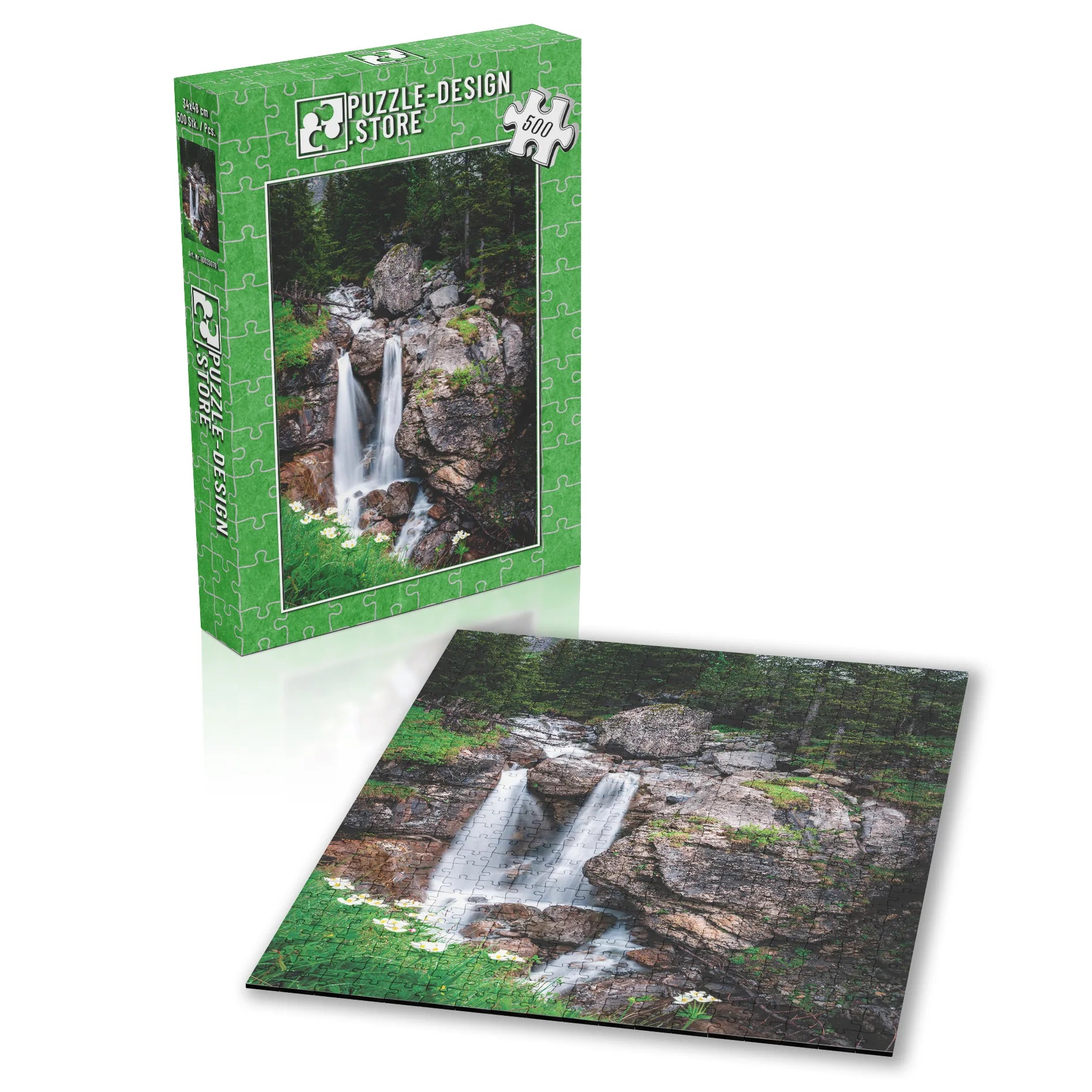 Zwillingswasserfall Alpen