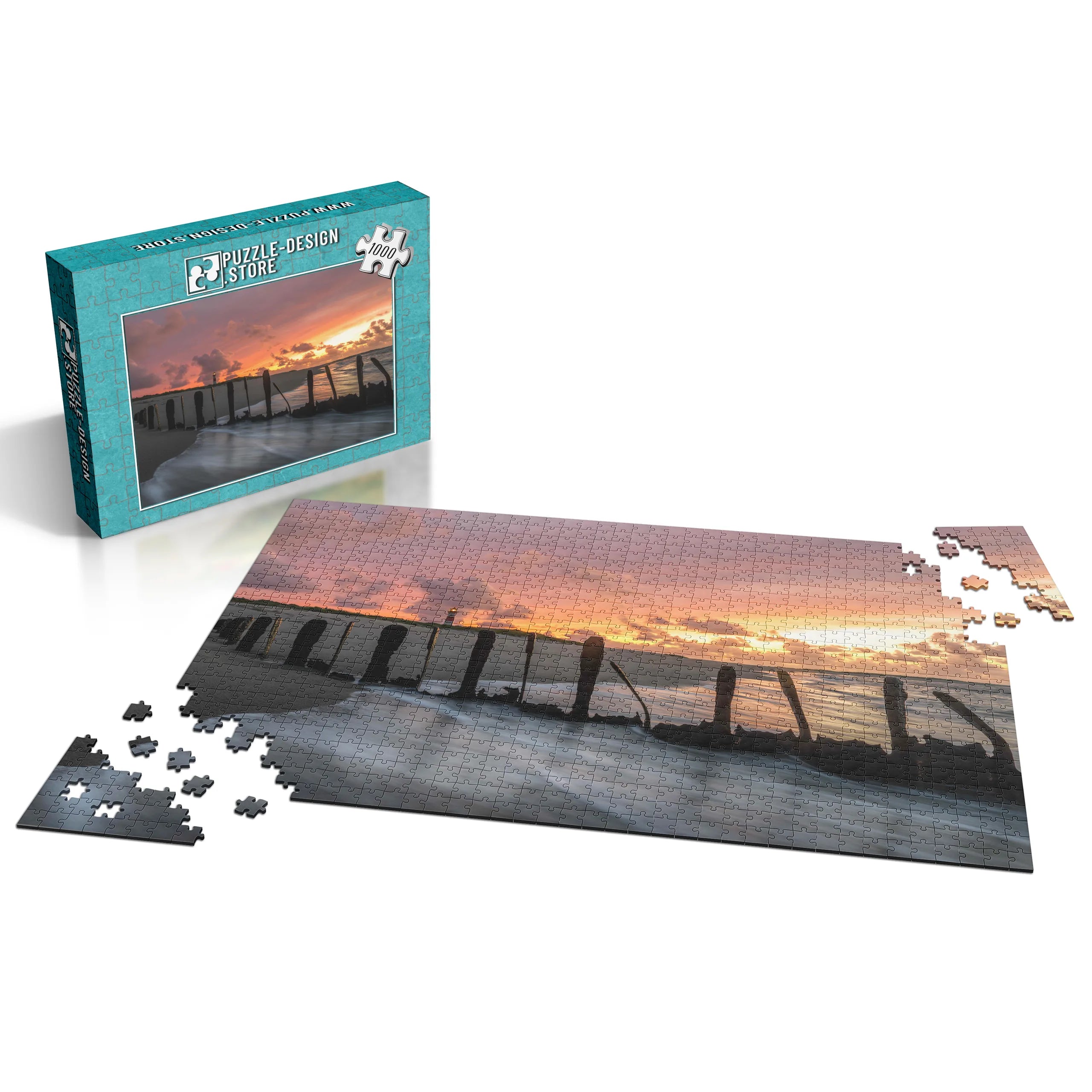 Sonnenuntergang am Strand