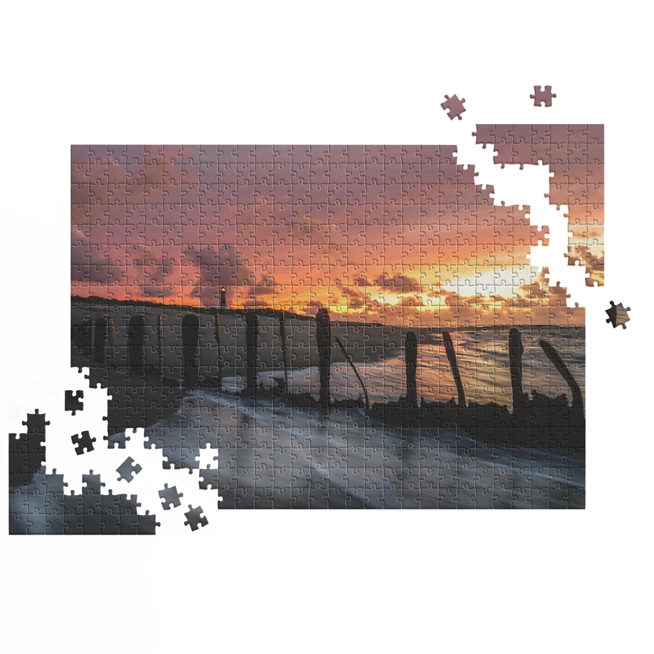 Sonnenuntergang am Strand