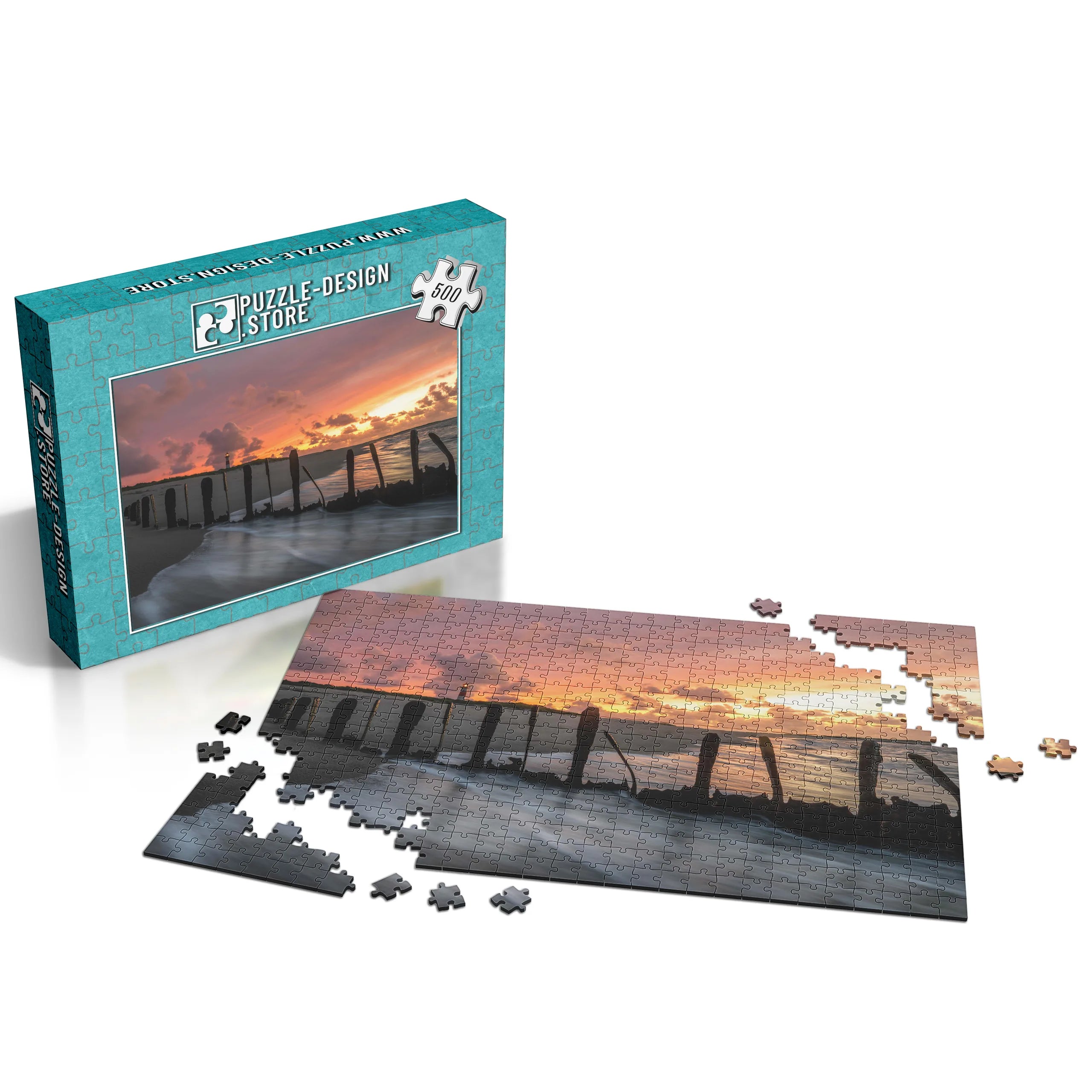Sonnenuntergang am Strand