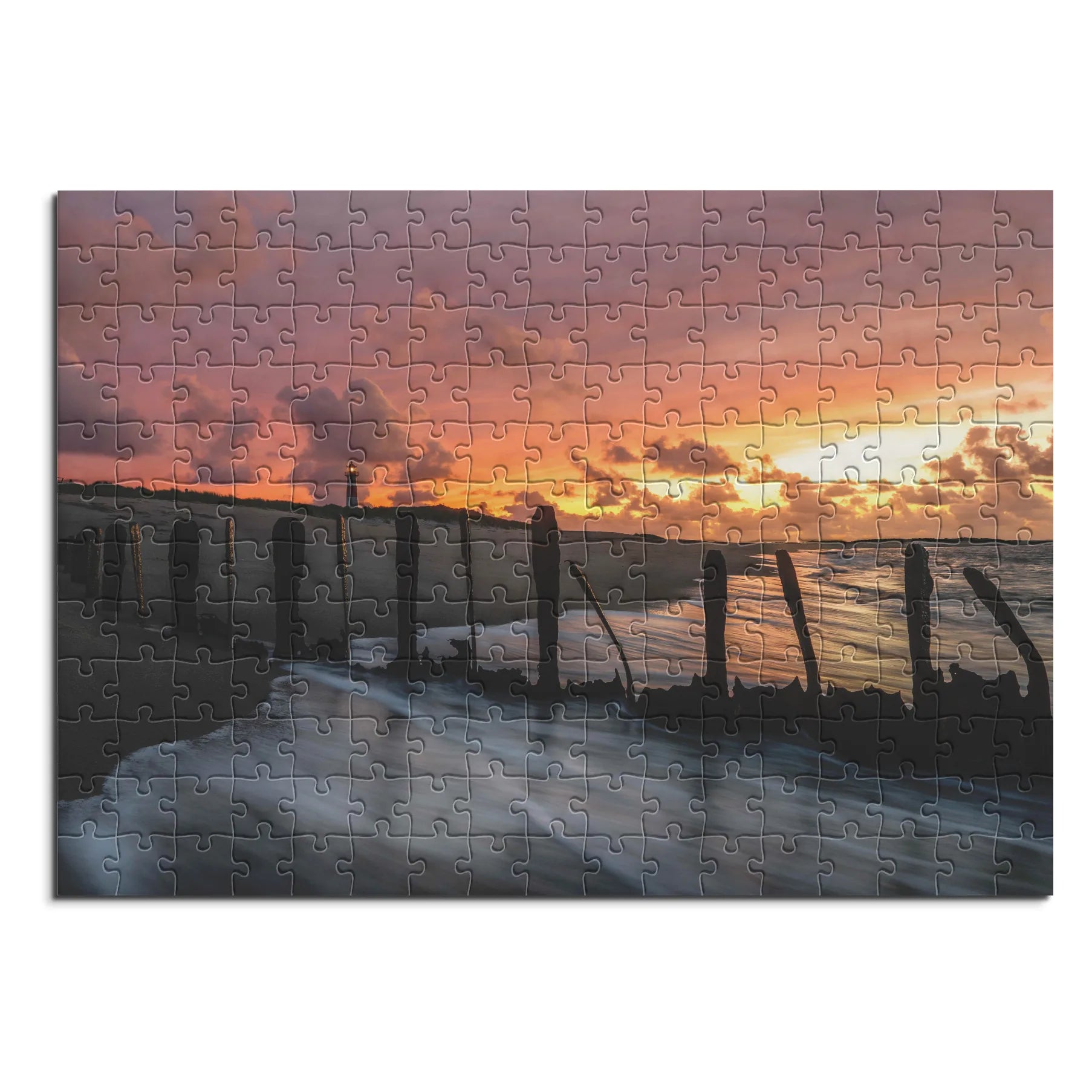 Sonnenuntergang am Strand