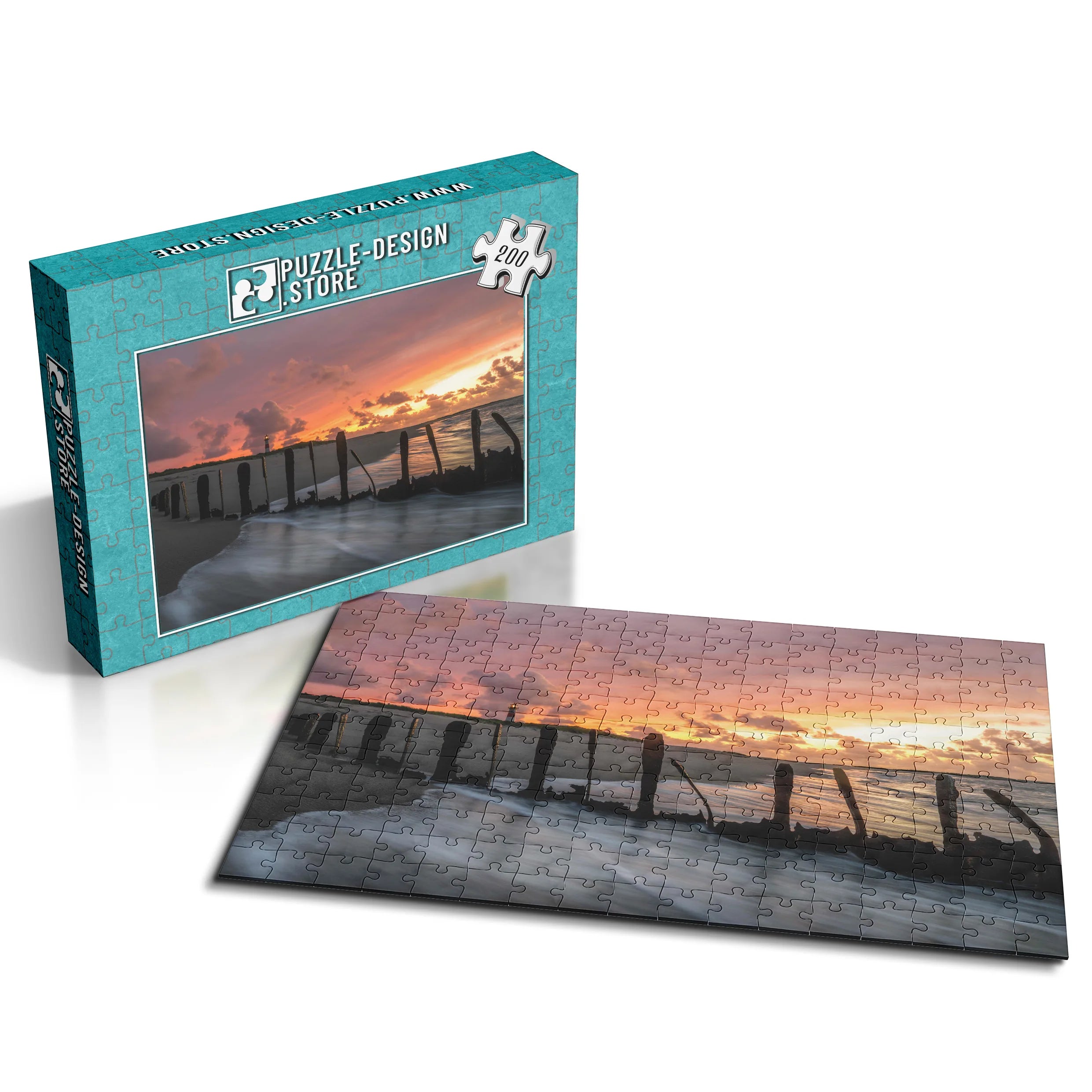 Sonnenuntergang am Strand