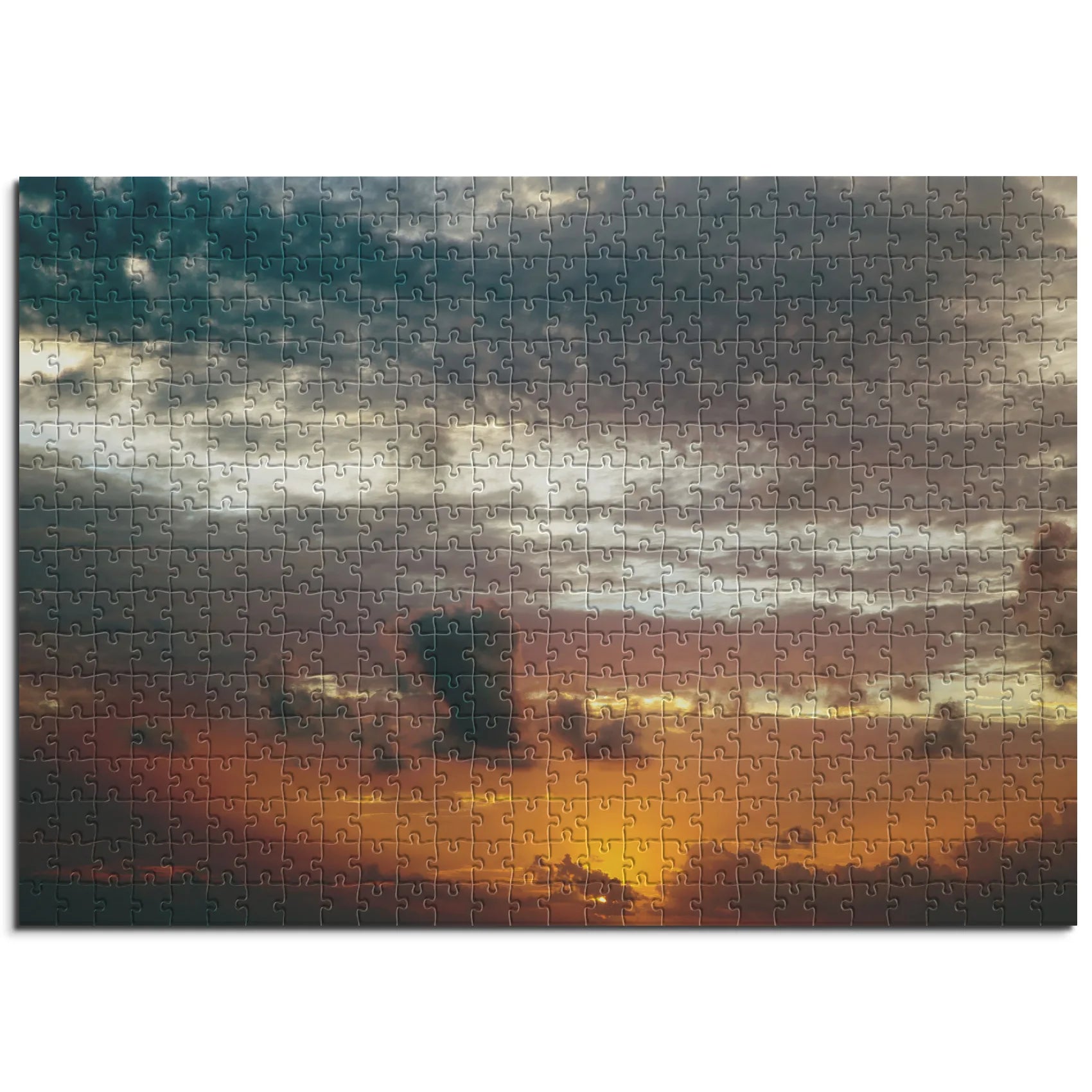 Couleurs spectaculaires du ciel du soir