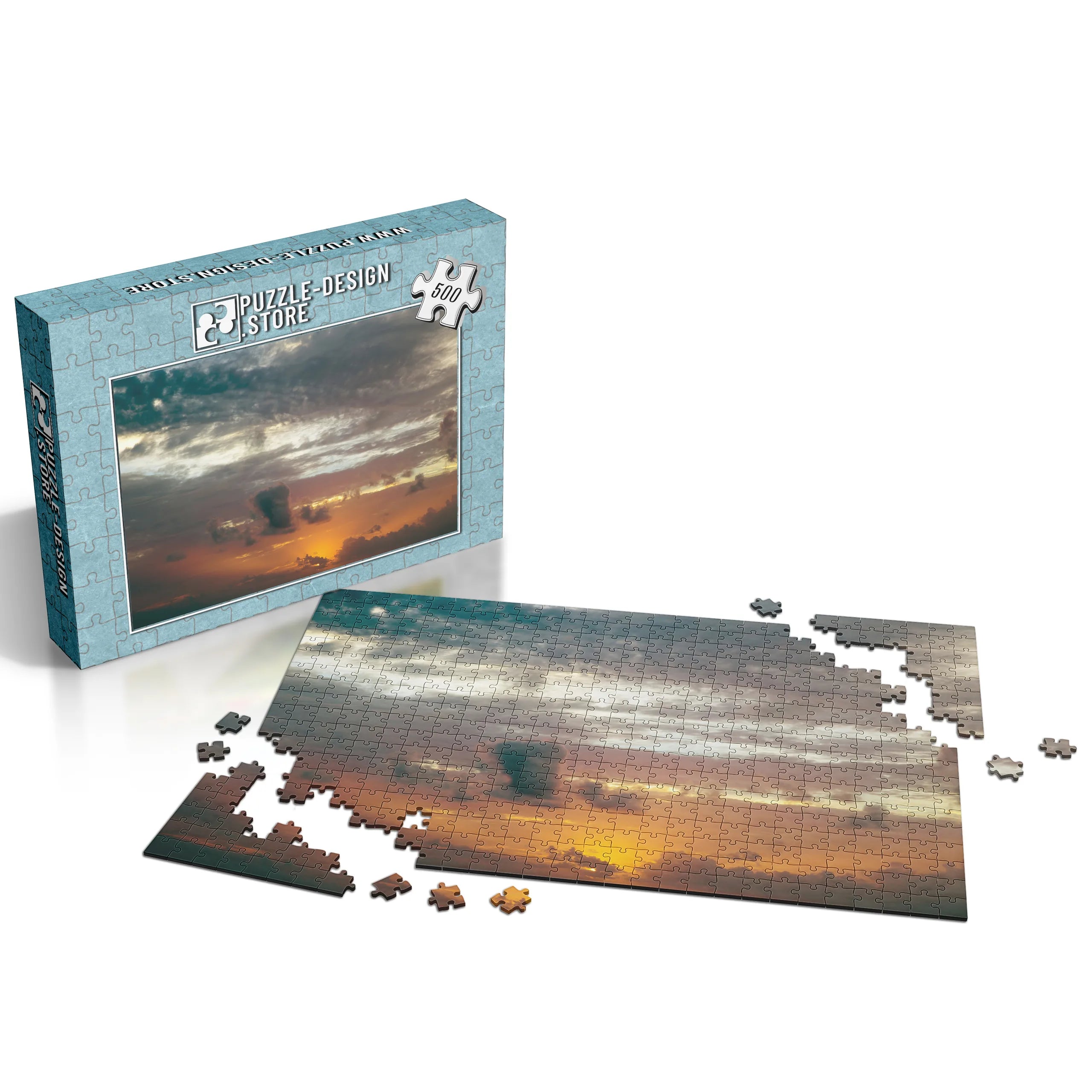 Couleurs spectaculaires du ciel du soir