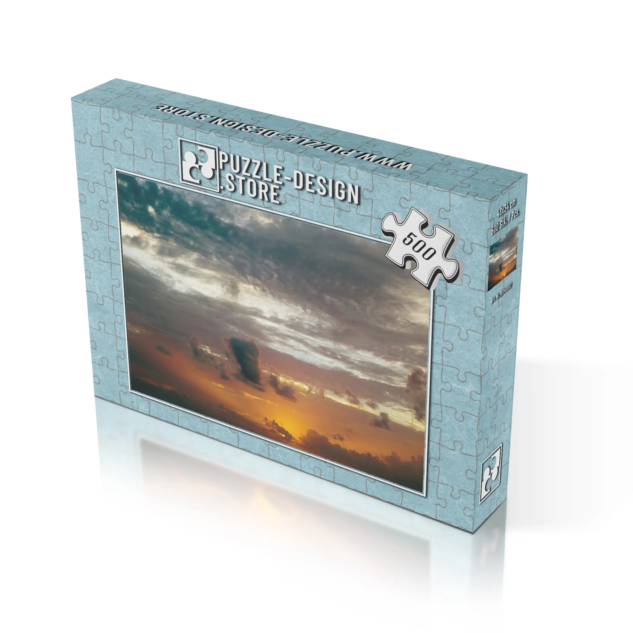 Couleurs spectaculaires du ciel du soir