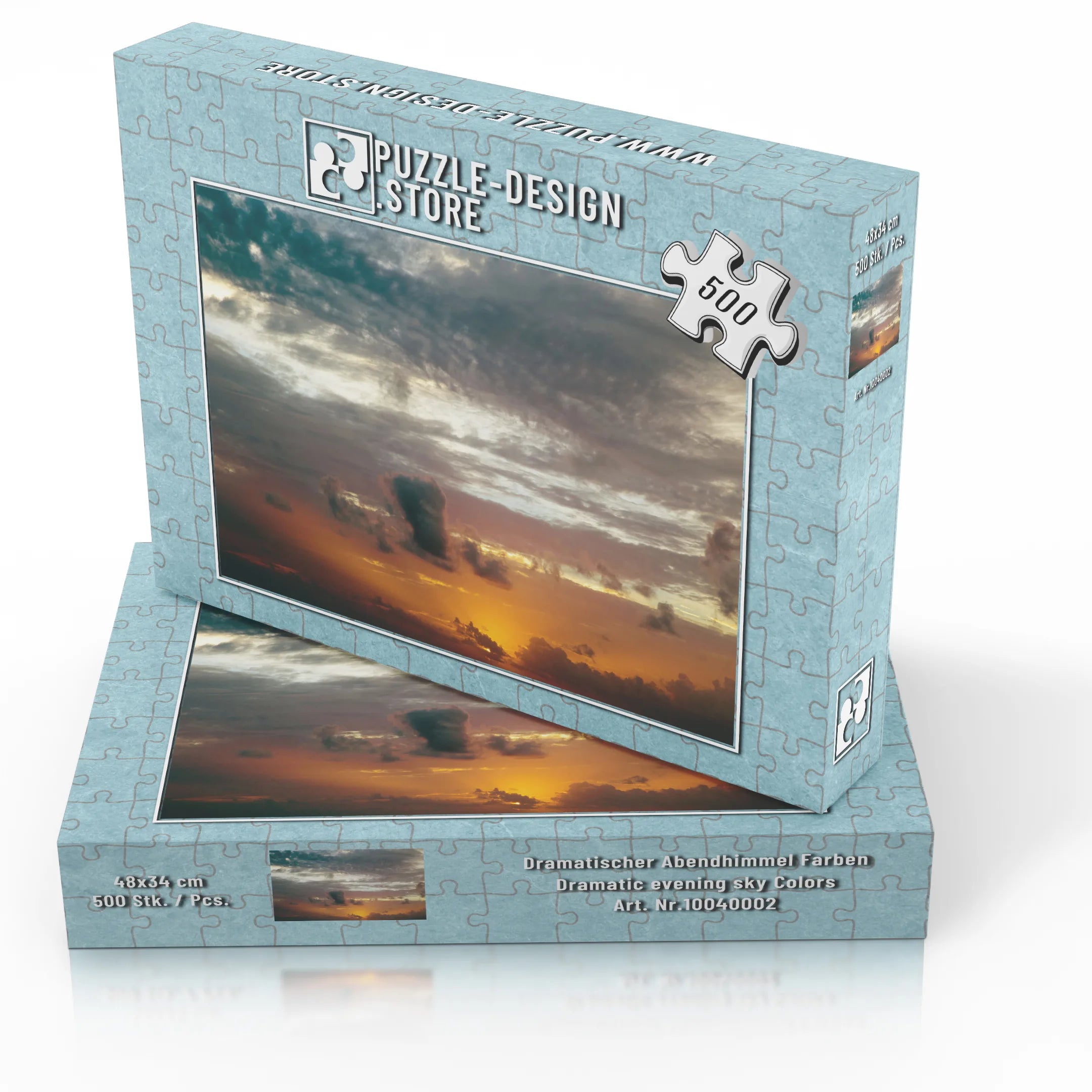 Couleurs spectaculaires du ciel du soir