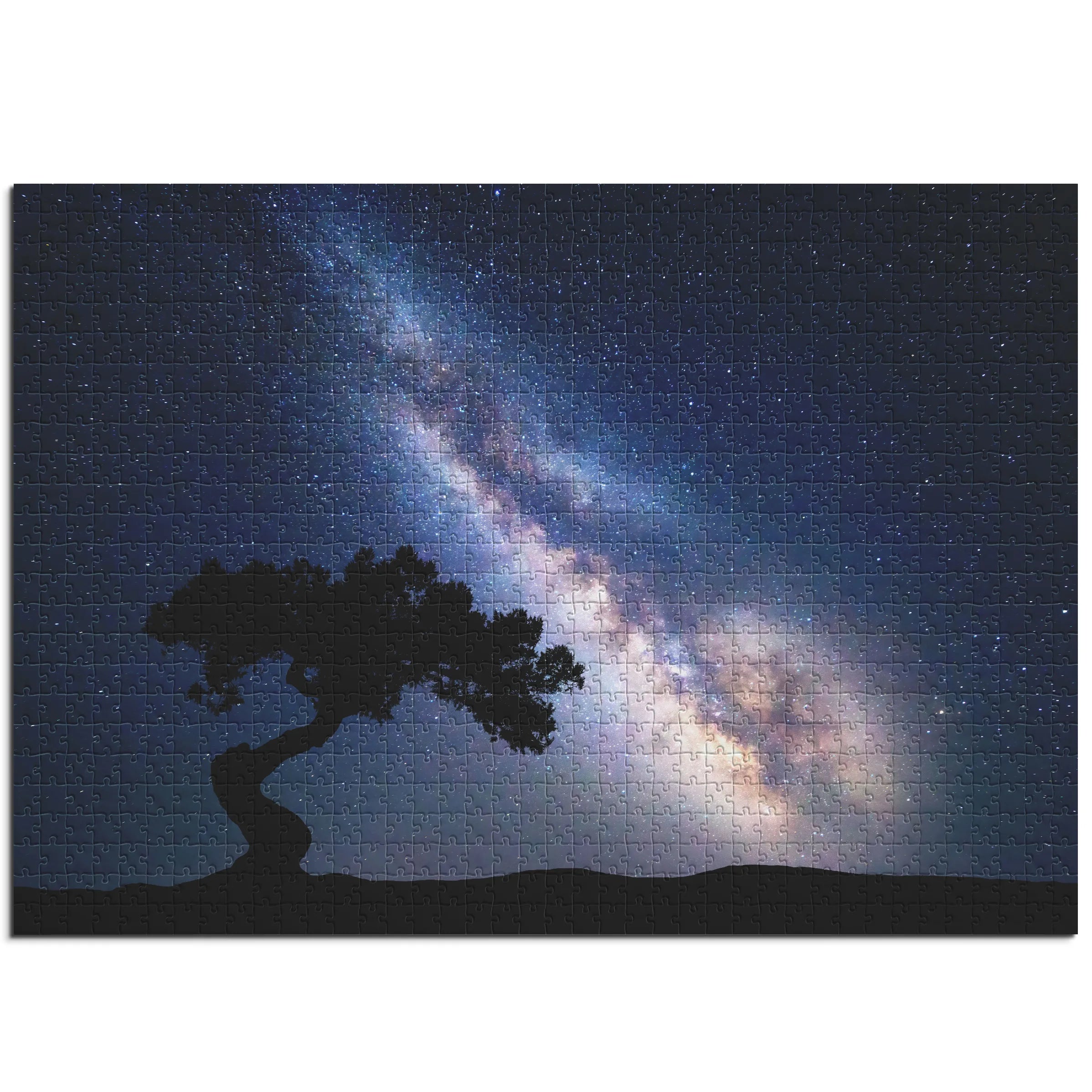 Milchstraße über Baum