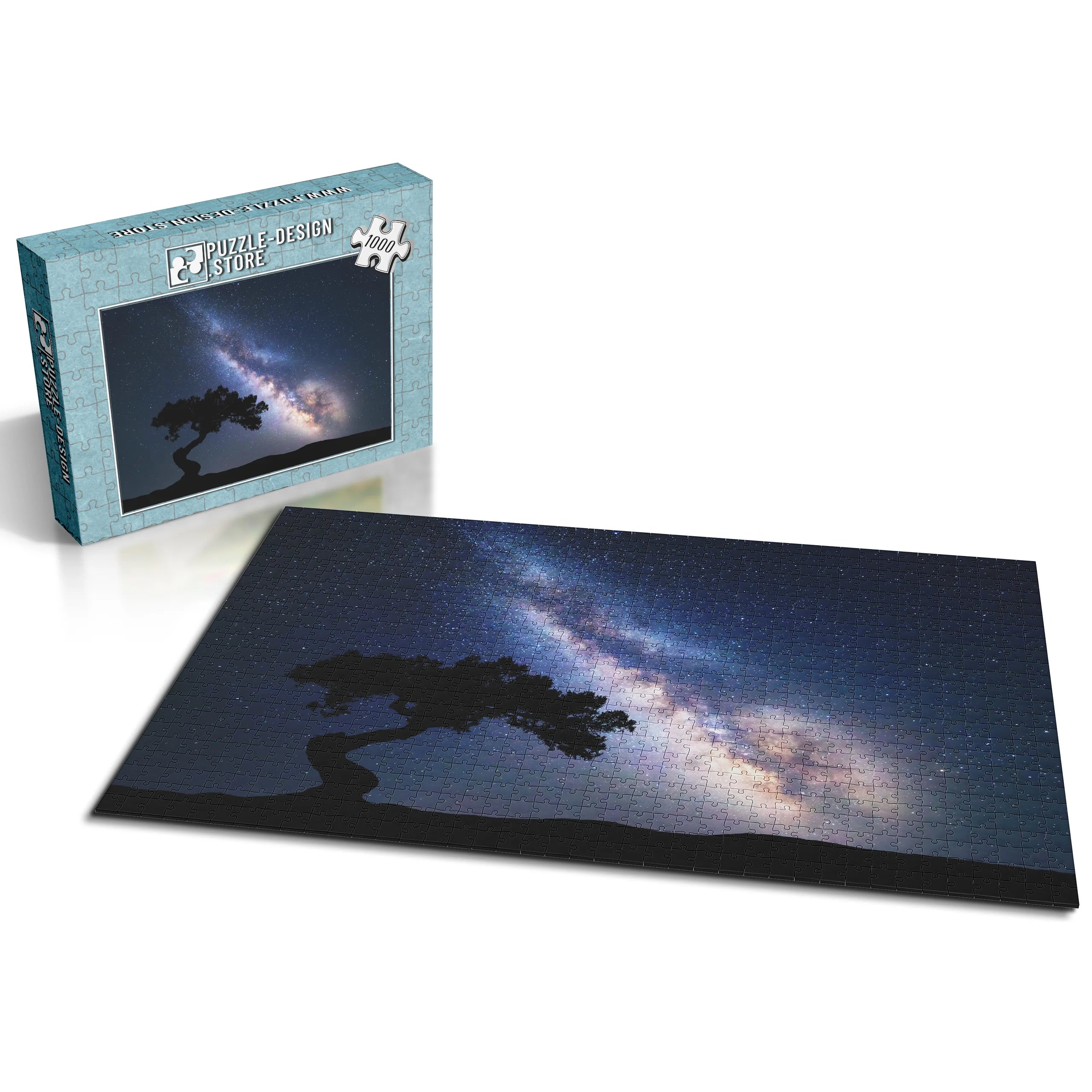 Milchstraße über Baum