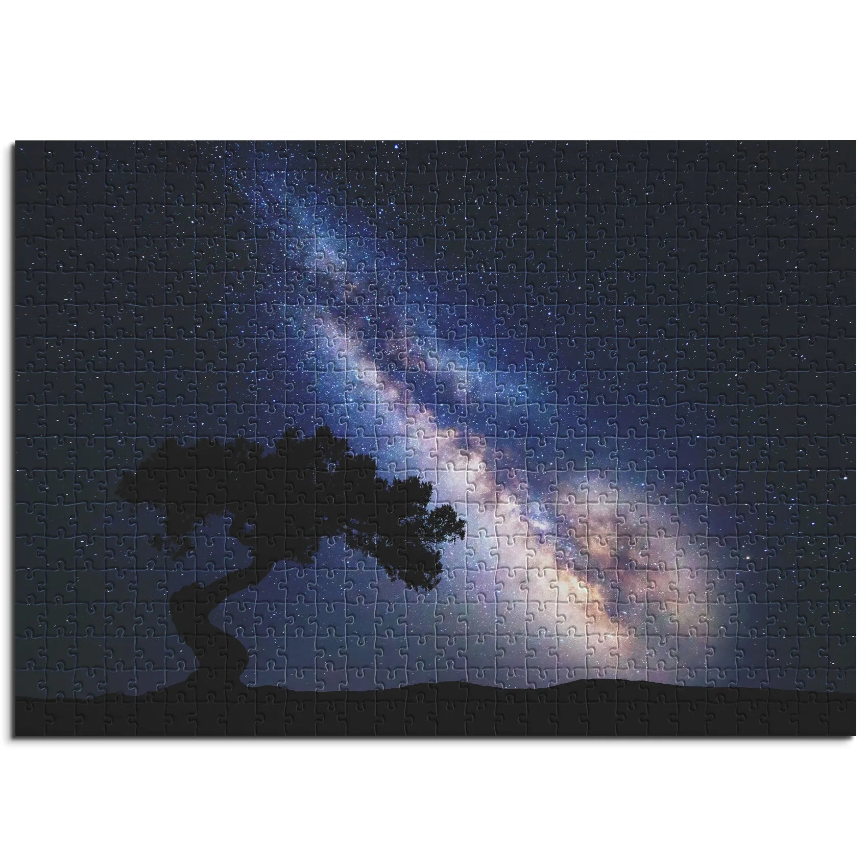 Milchstraße über Baum