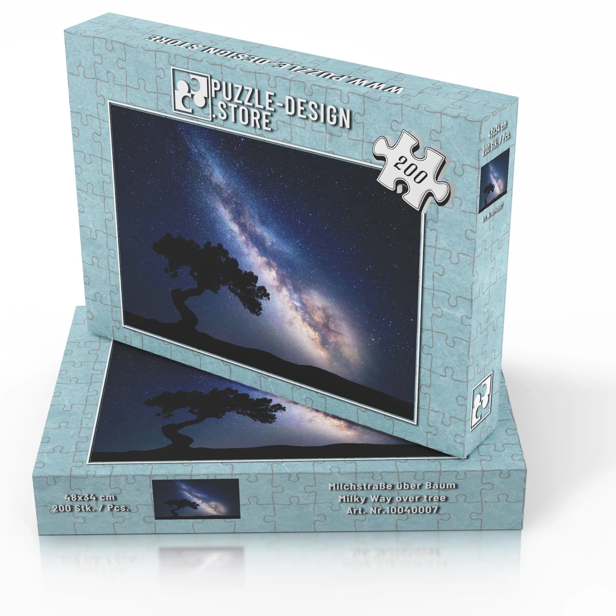 Milchstraße über Baum