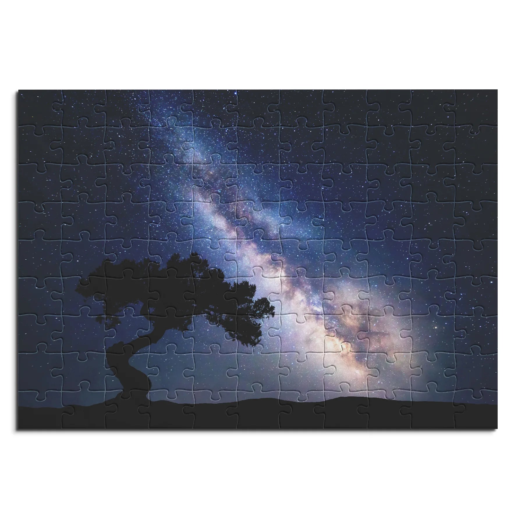 Milchstraße über Baum