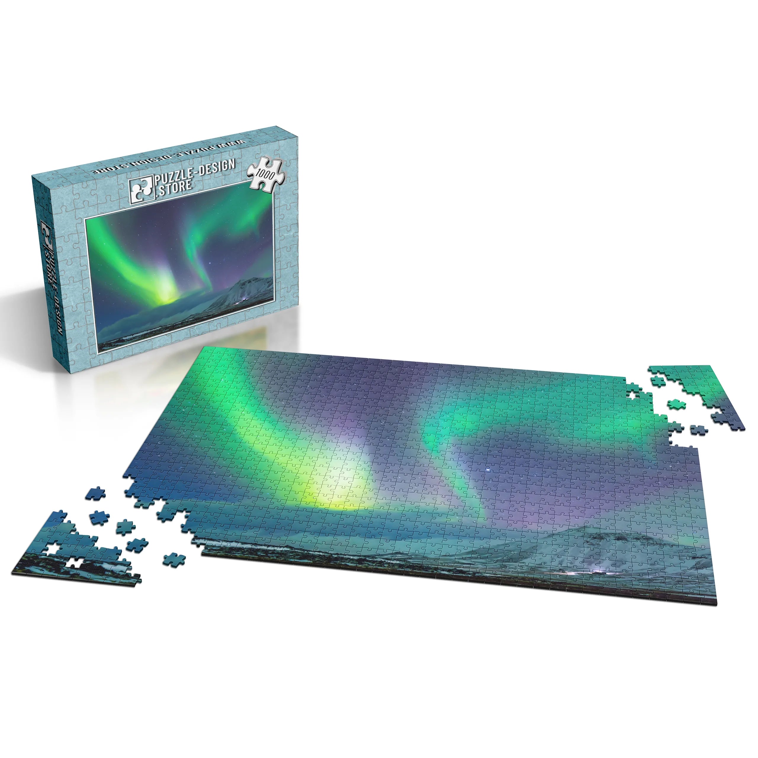 Polarlichter am Nachthimmel