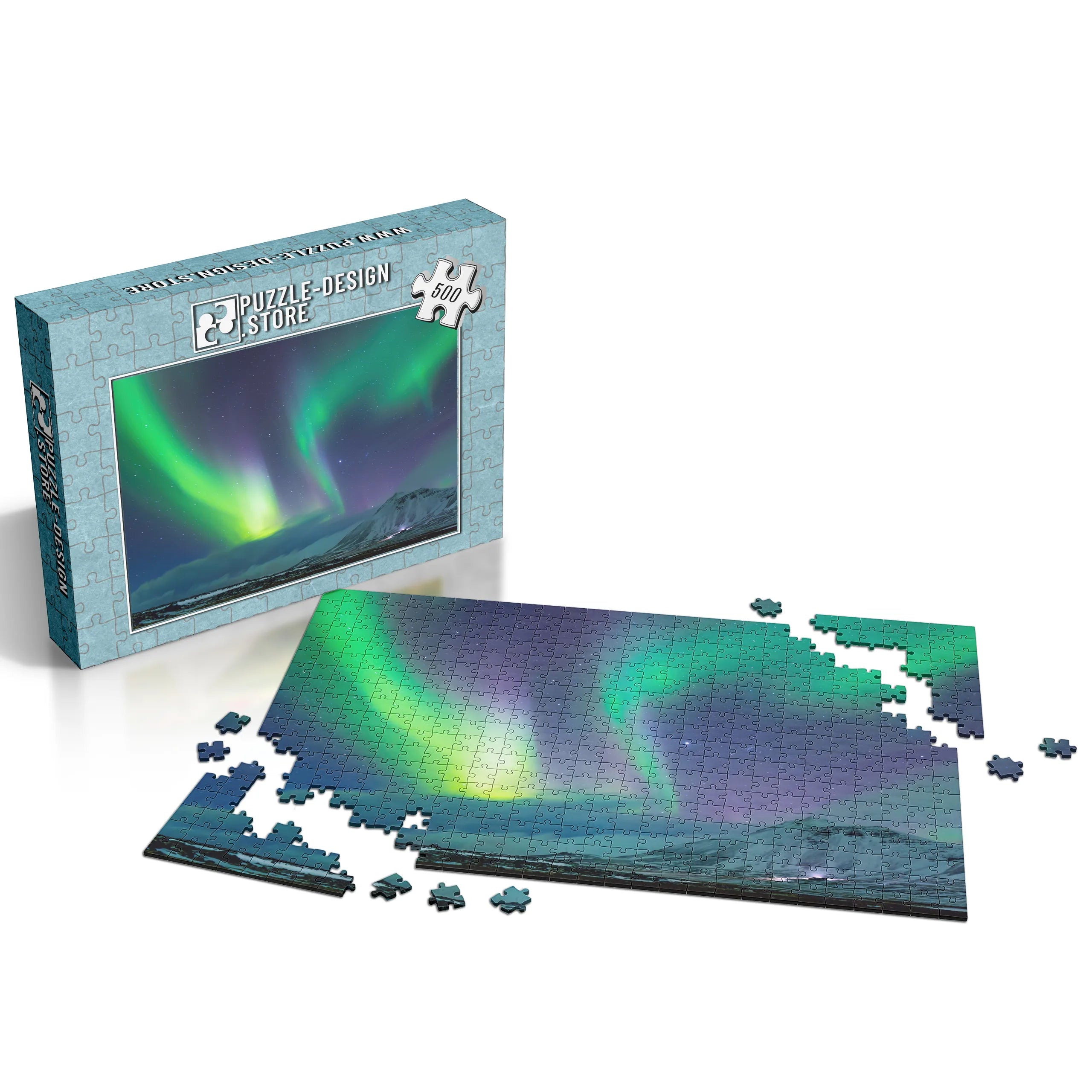 Polarlichter am Nachthimmel